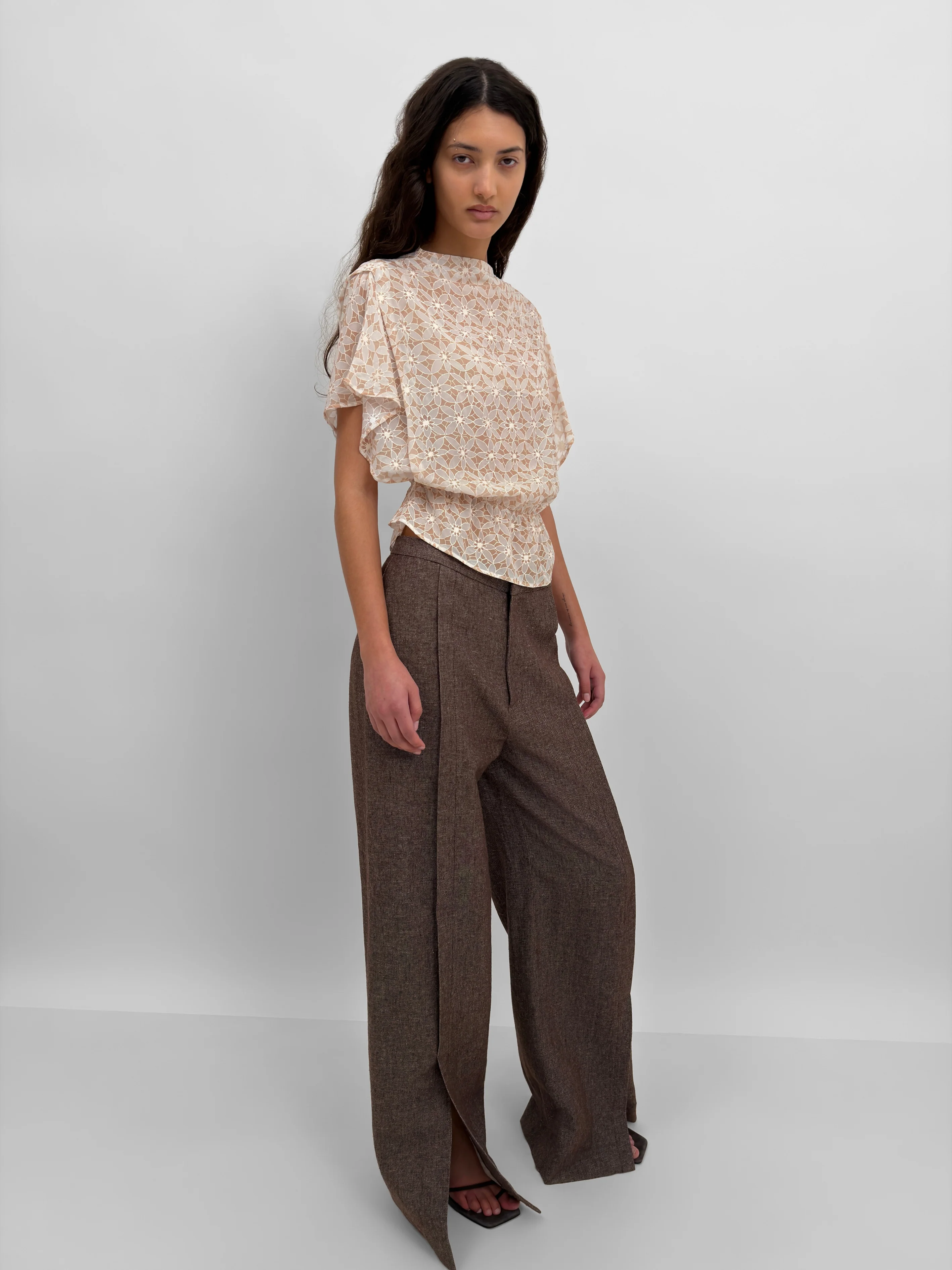 The Arya printed lace top - Image 3