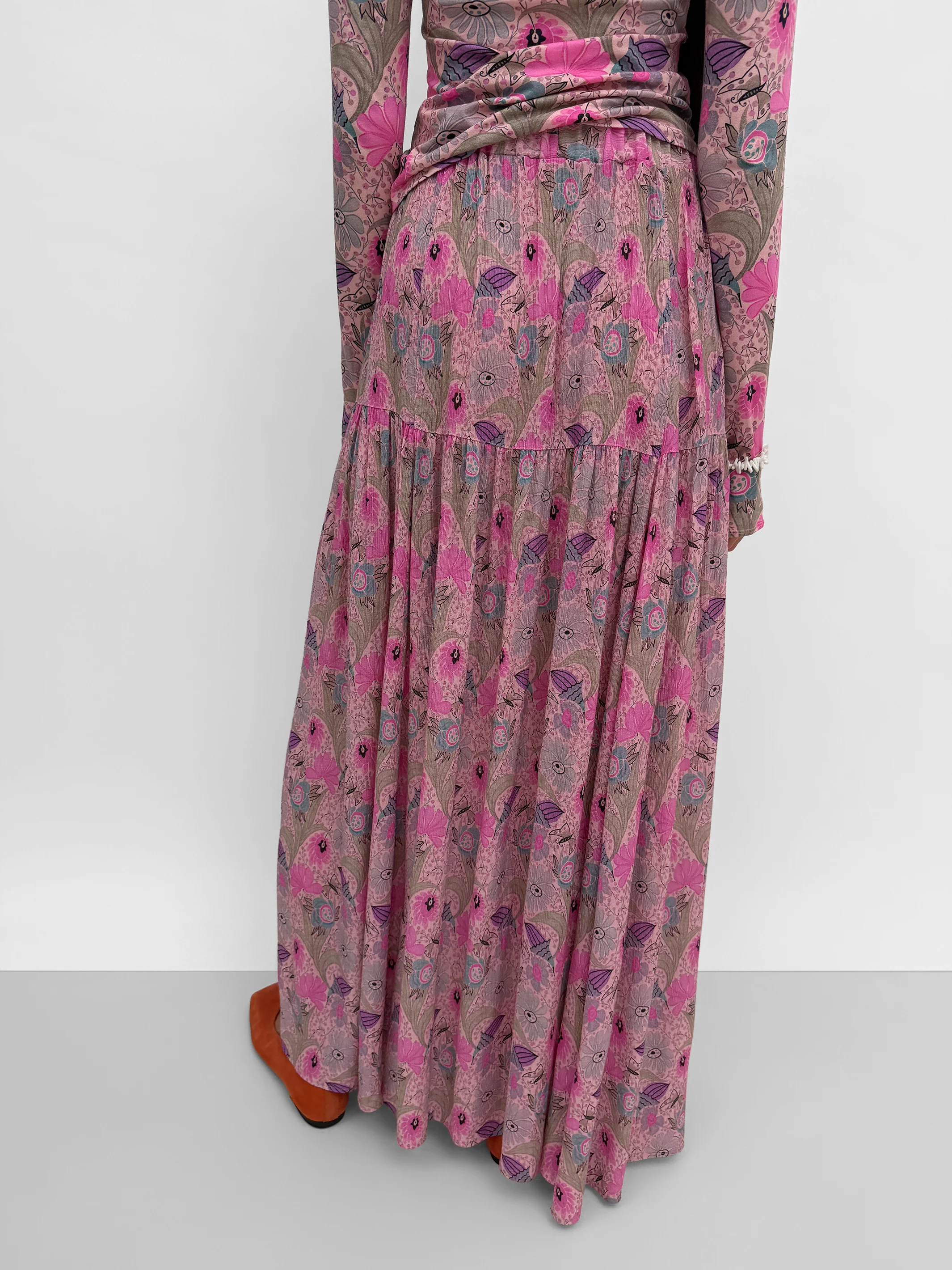 The Asti gathered skirt in Ducharne - Image 4