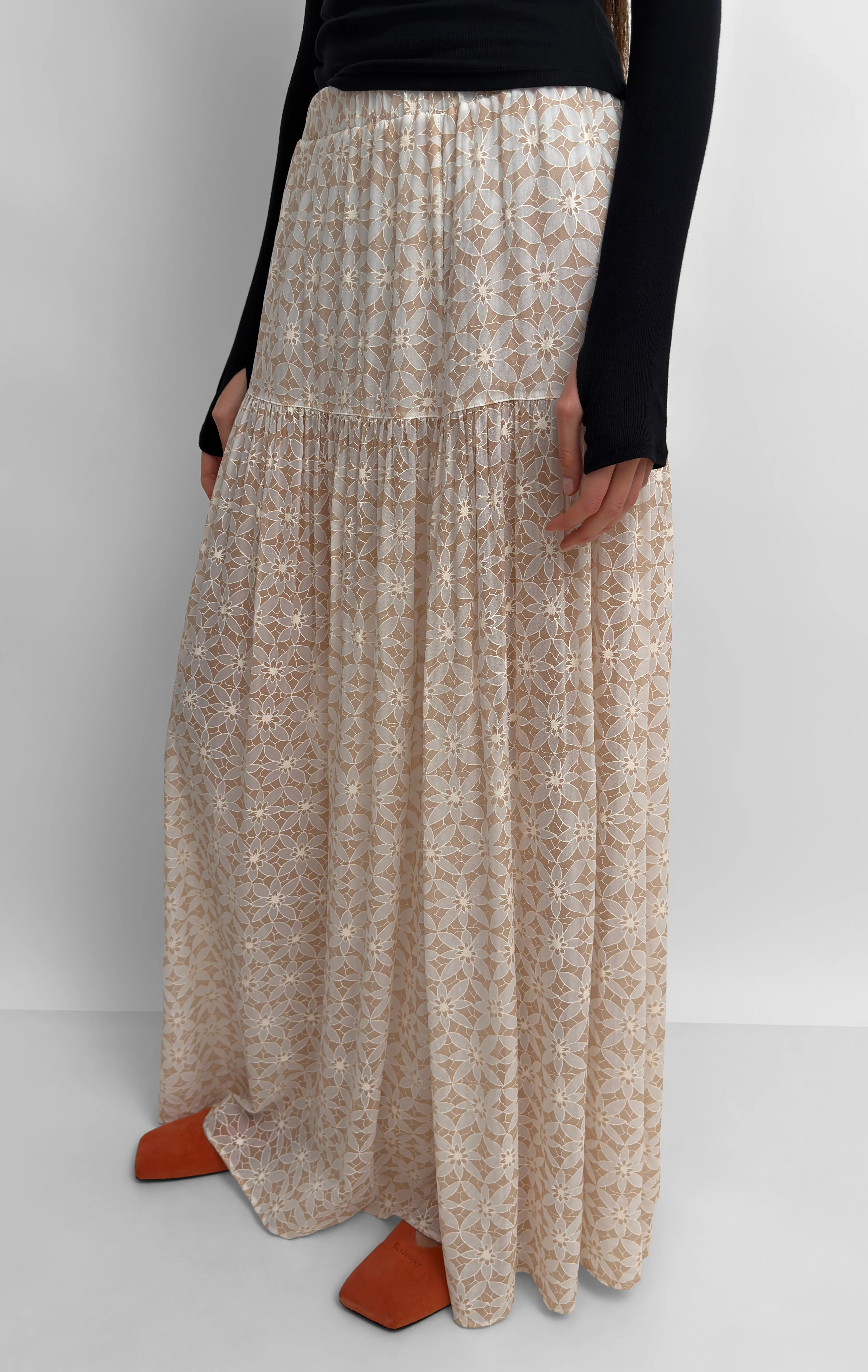 The Asti lace print skirt - Image 3