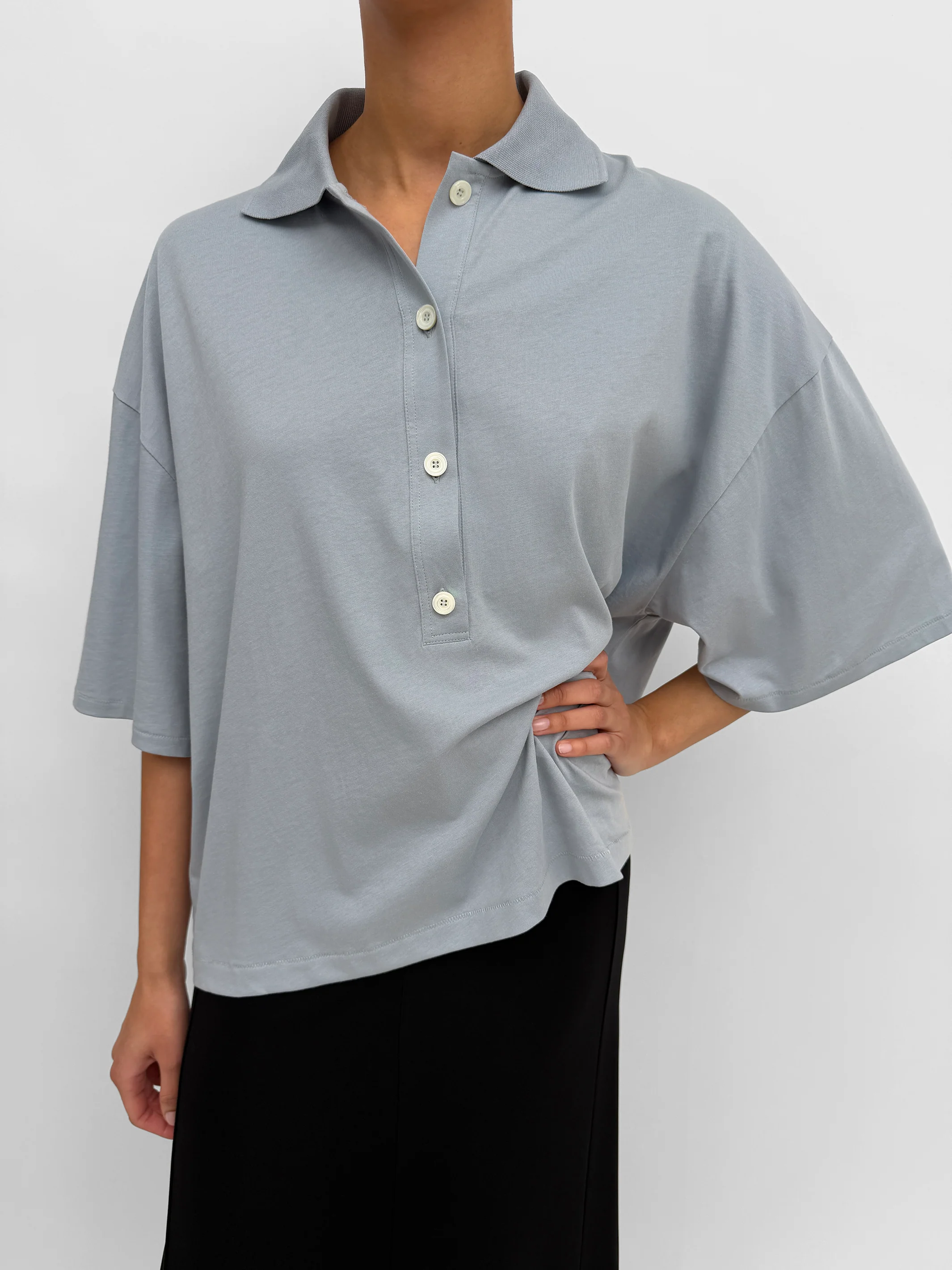 The Bliss oversized polo shirt - Image 2