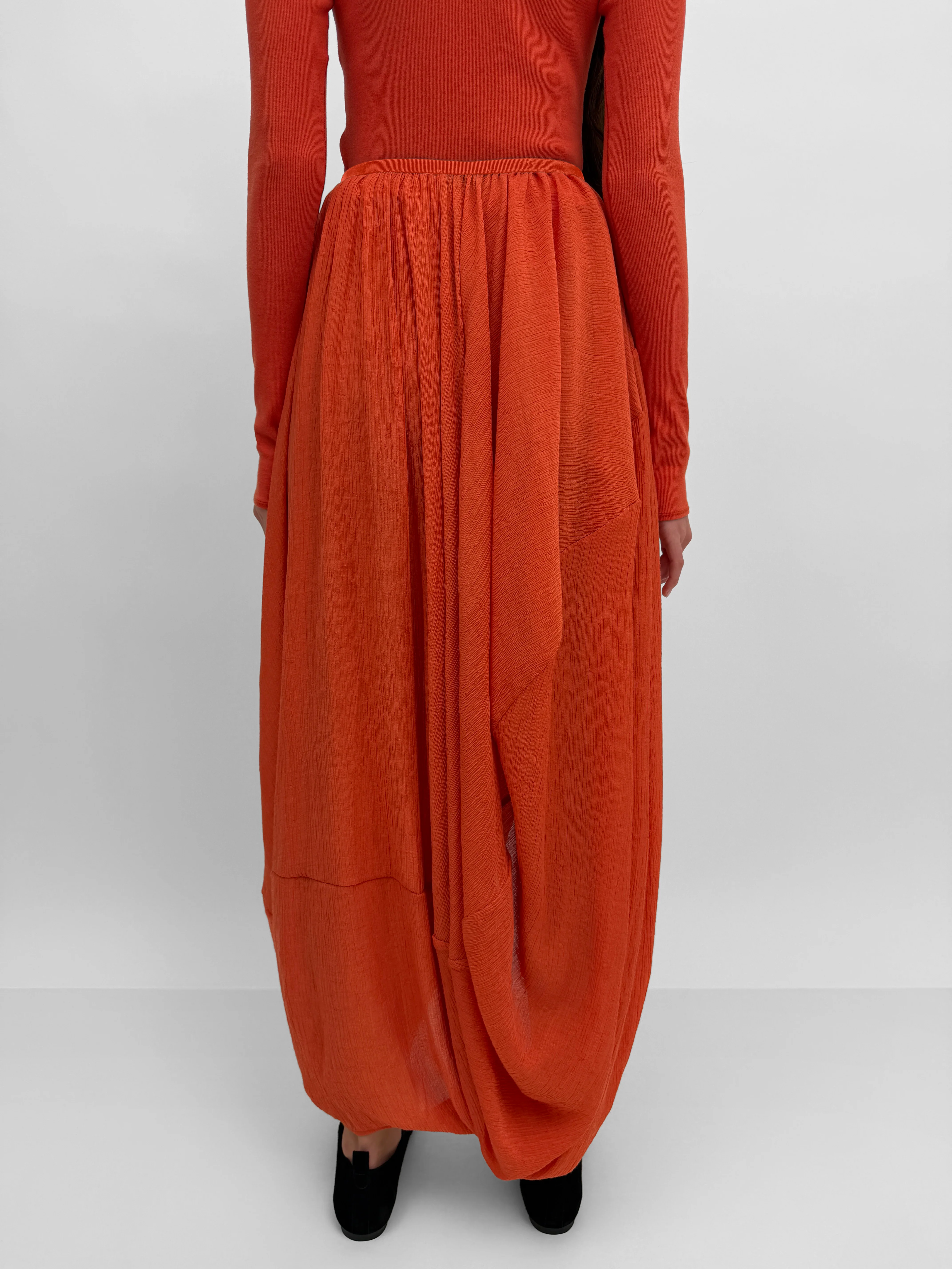 The Cybele Plissé draped balloon skirt - Image 3