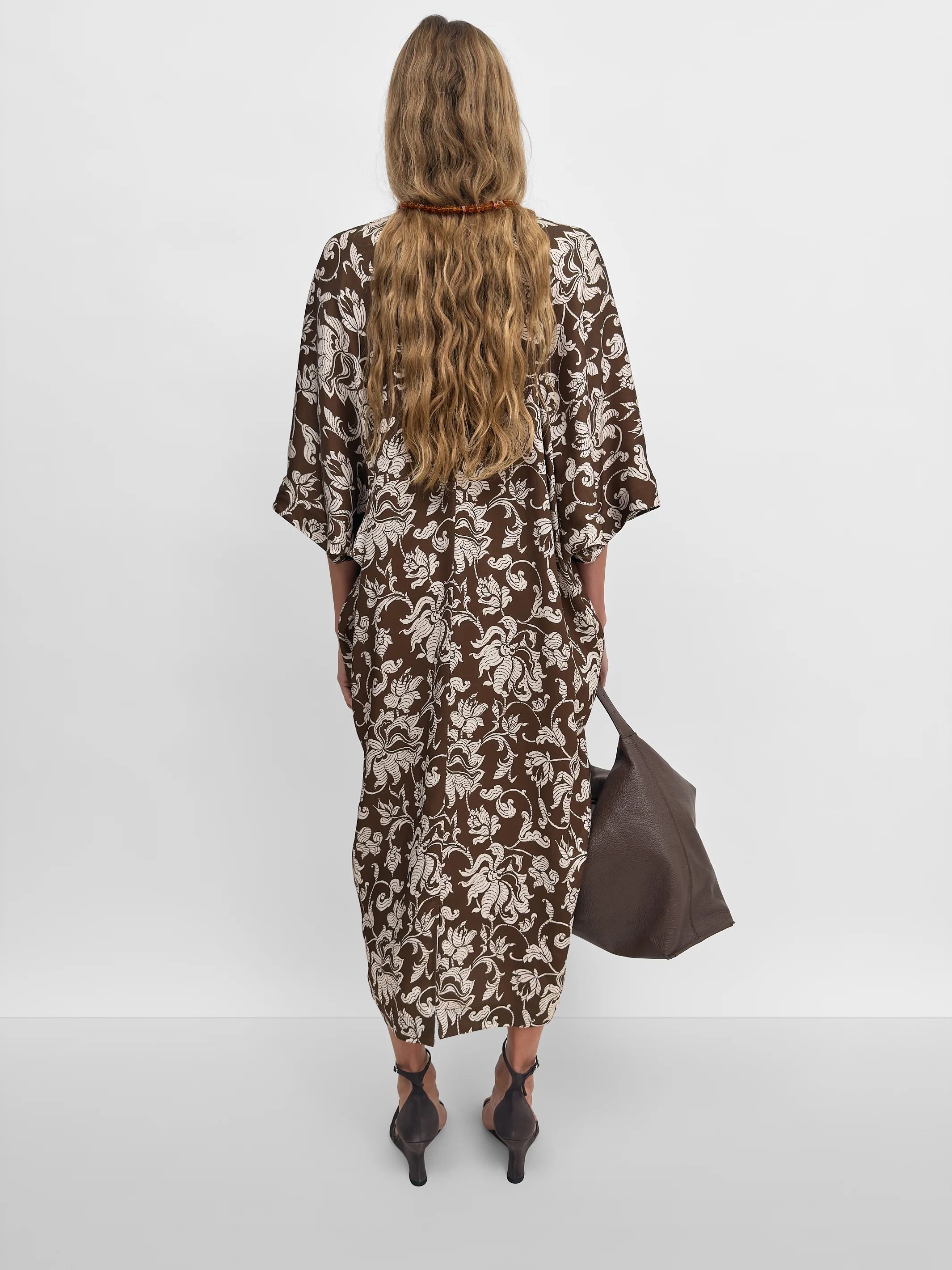 The Isola caftan dress in French Lily - Image 4