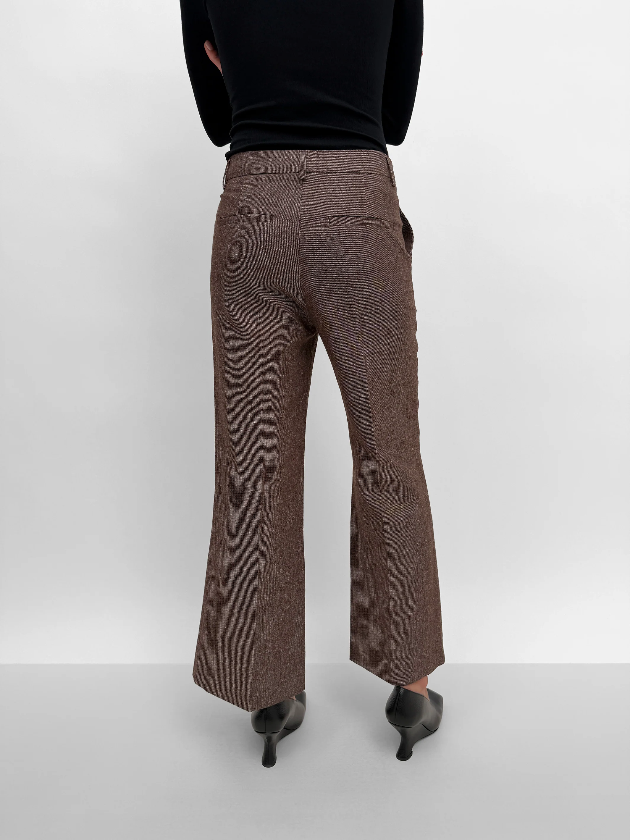 The Femi tailored linen twill pant - Image 3