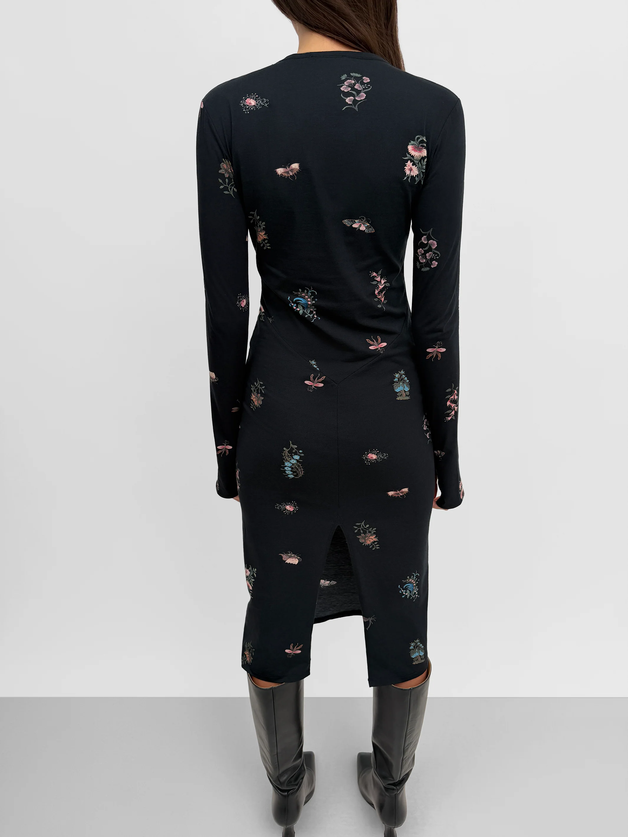 The Karlai long sleeve dance dress in Duchess - Image 3