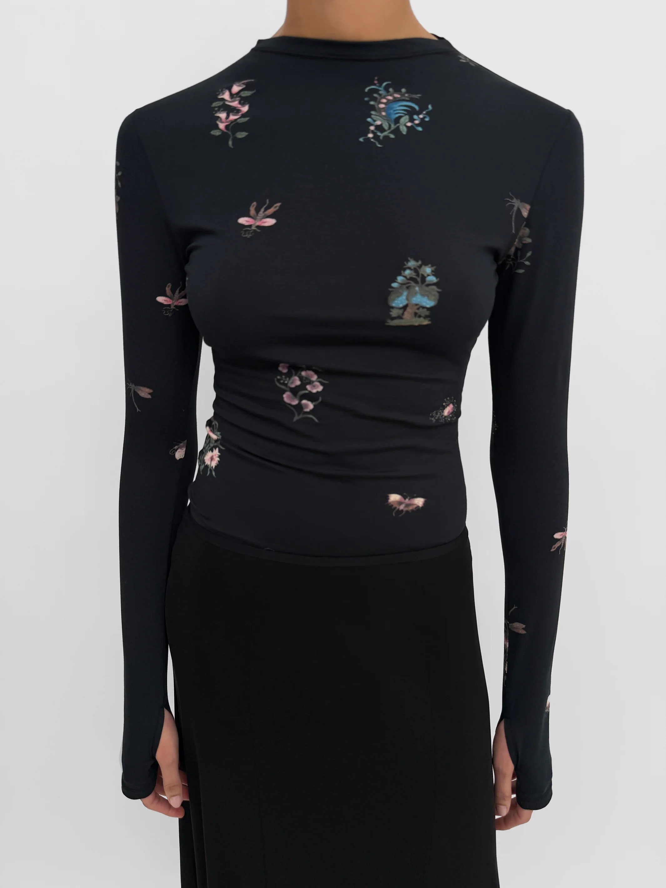 The Karlai long sleeve dance top in Duchess - Image 2