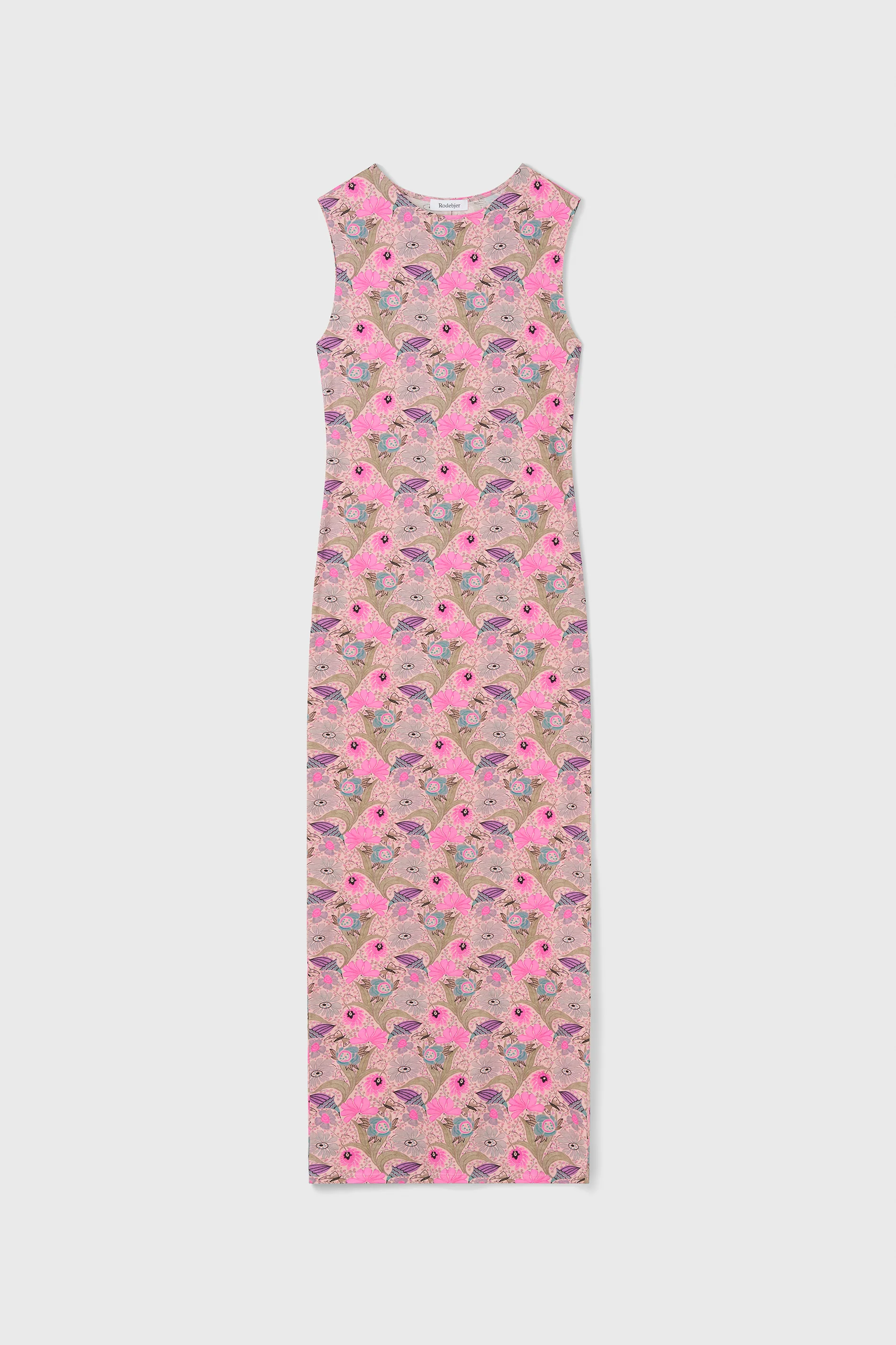 The Kenzie sleeveless ribbed tricot dress in Ducharne - Image 2