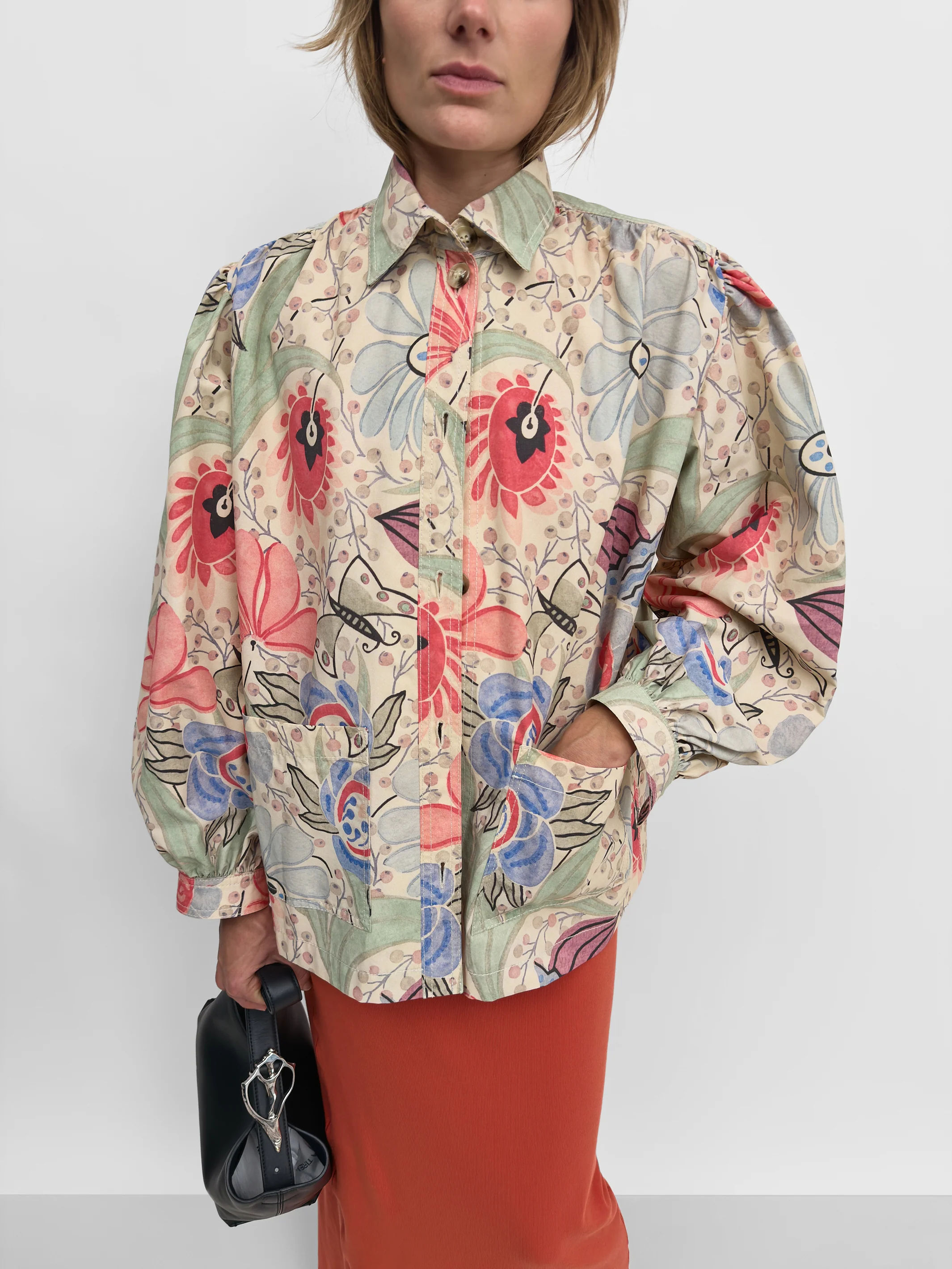 The Lauren blouse jacket in print - Image 3