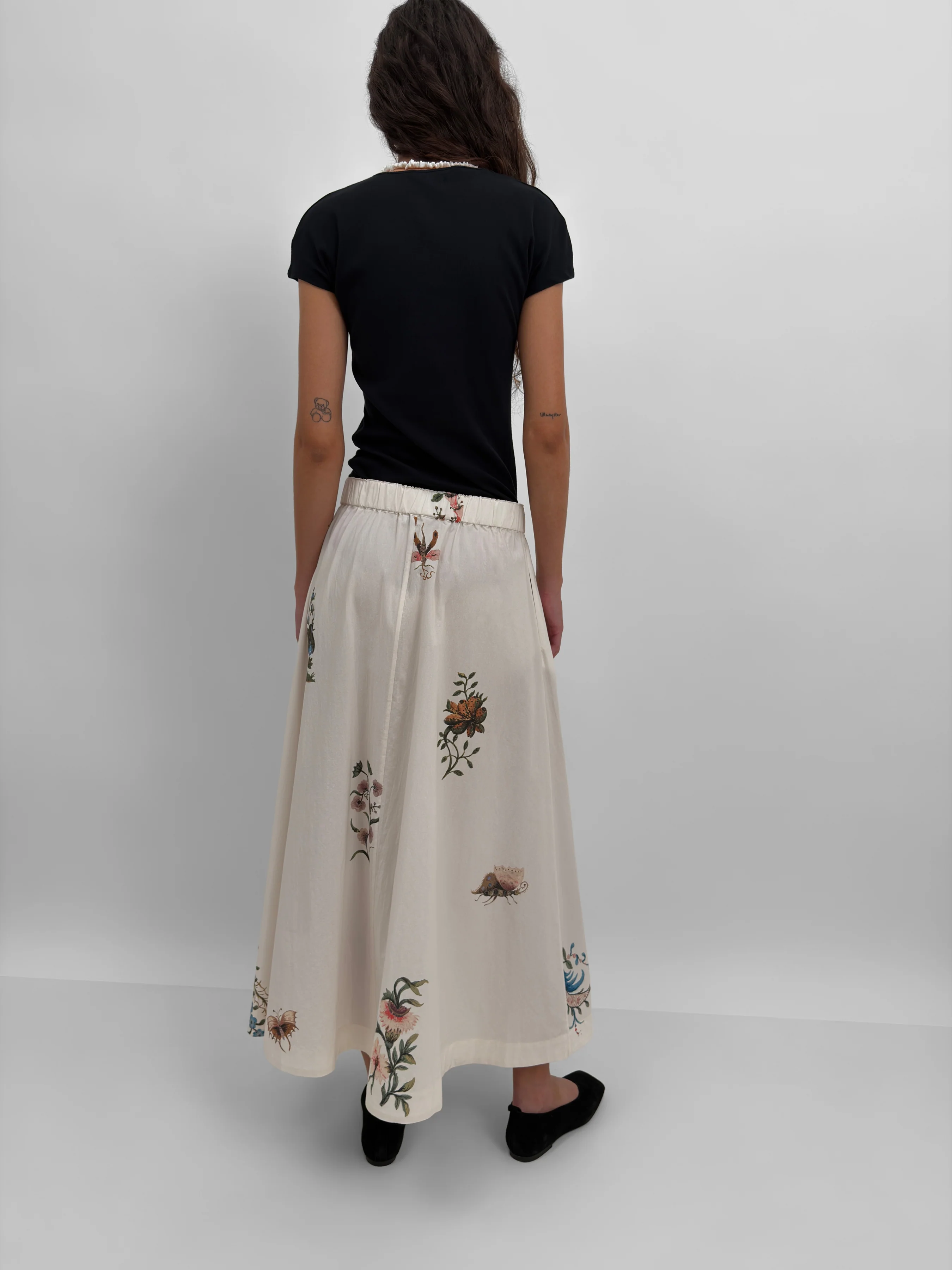 The Marla poplin maxi skirt in Duchess - Image 5