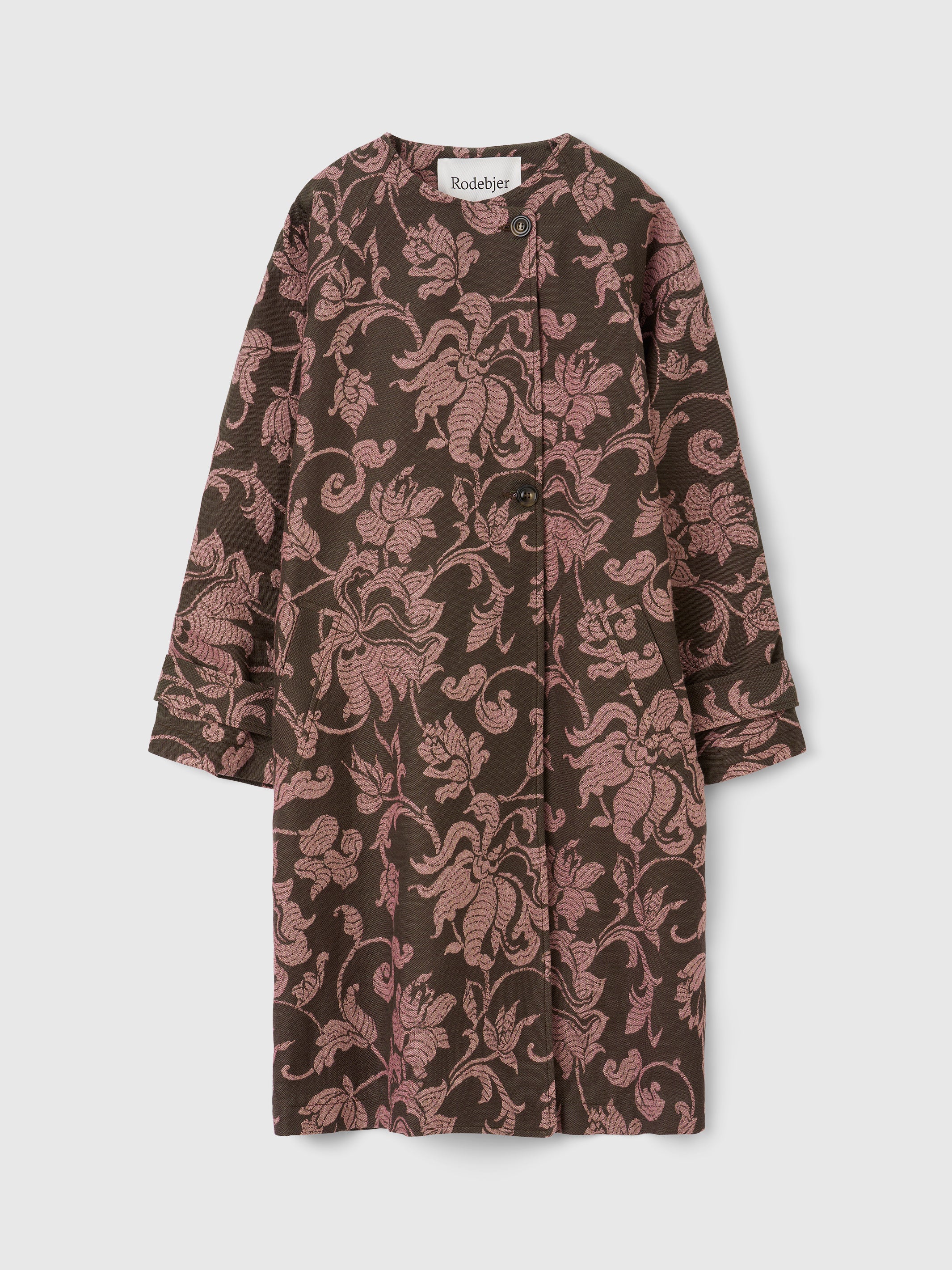 The Melbourne jacquard cocoon coat - Image 4