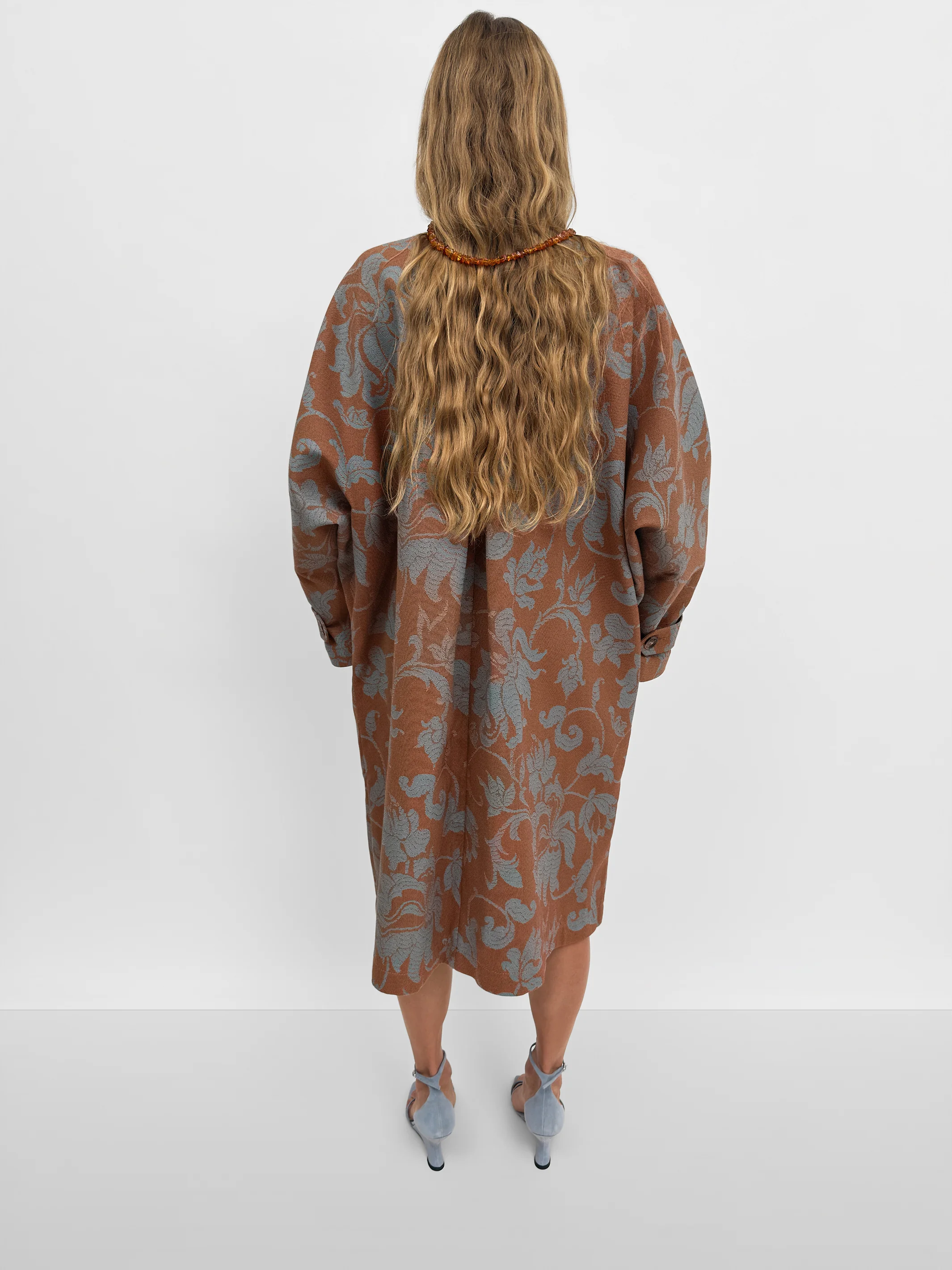 The Melbourne jacquard cocoon coat - Image 3