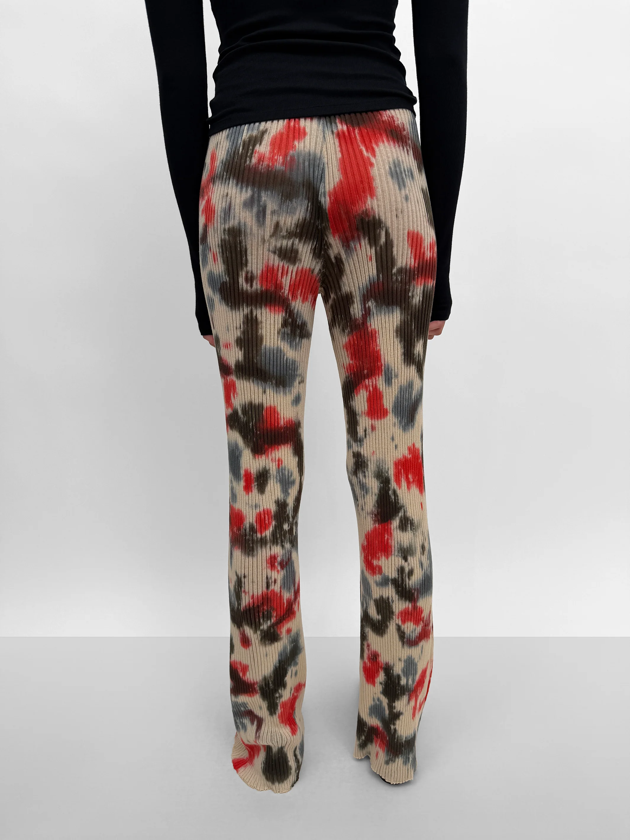 The Monica ribbed knit tie dye pant - Image 4