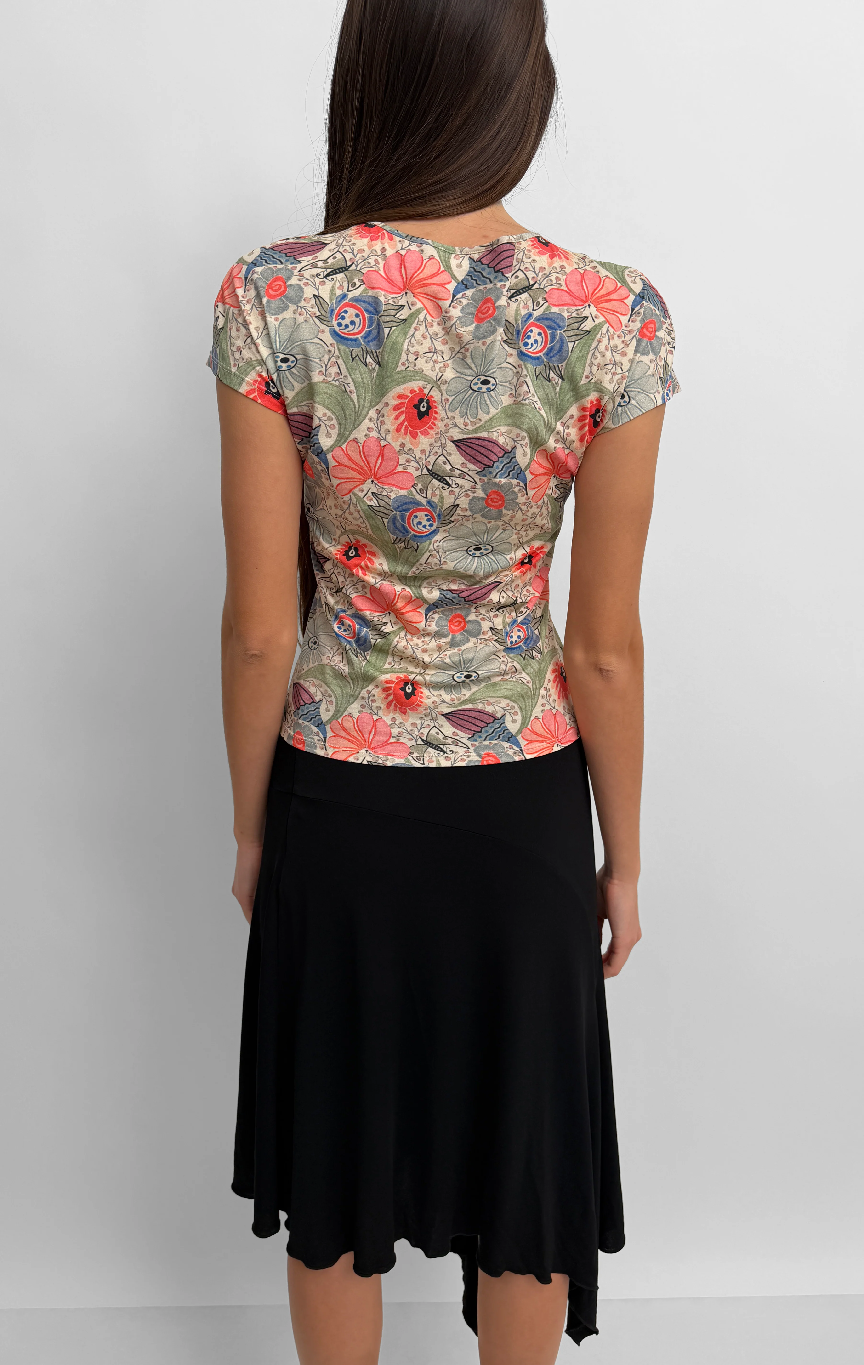 The Otta cap sleeve tricot top in Ducharne - Image 3