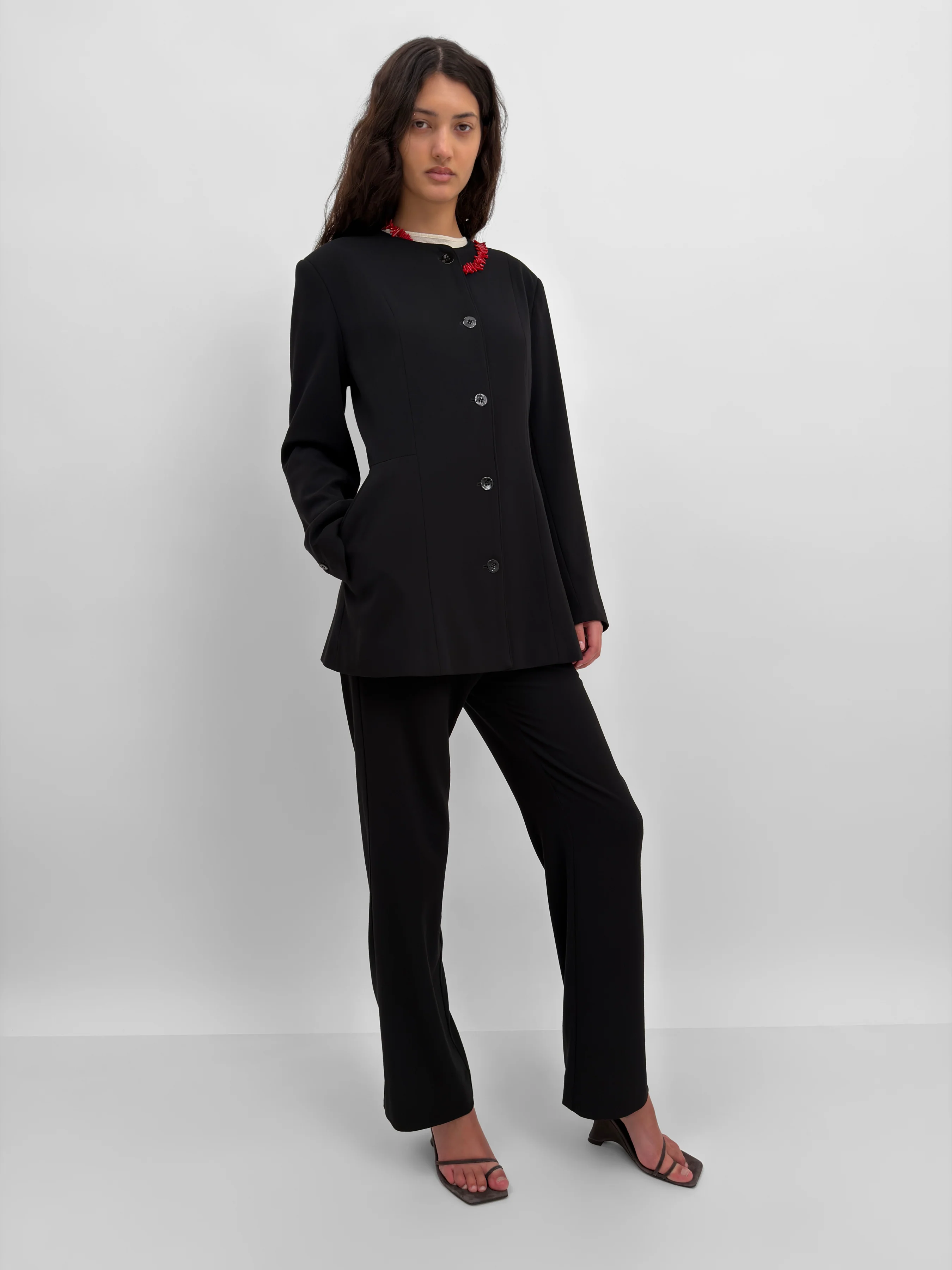The Ouri cinched soft blazer jacket - Image 2