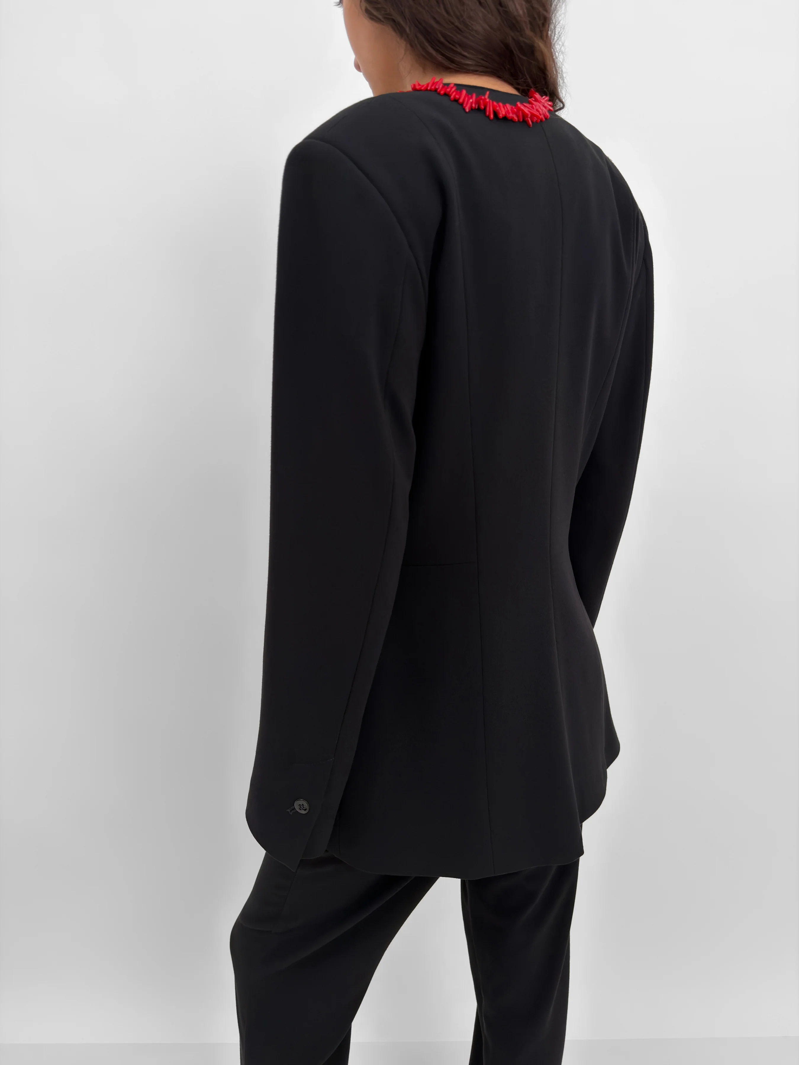 The Ouri cinched soft blazer jacket - Image 3