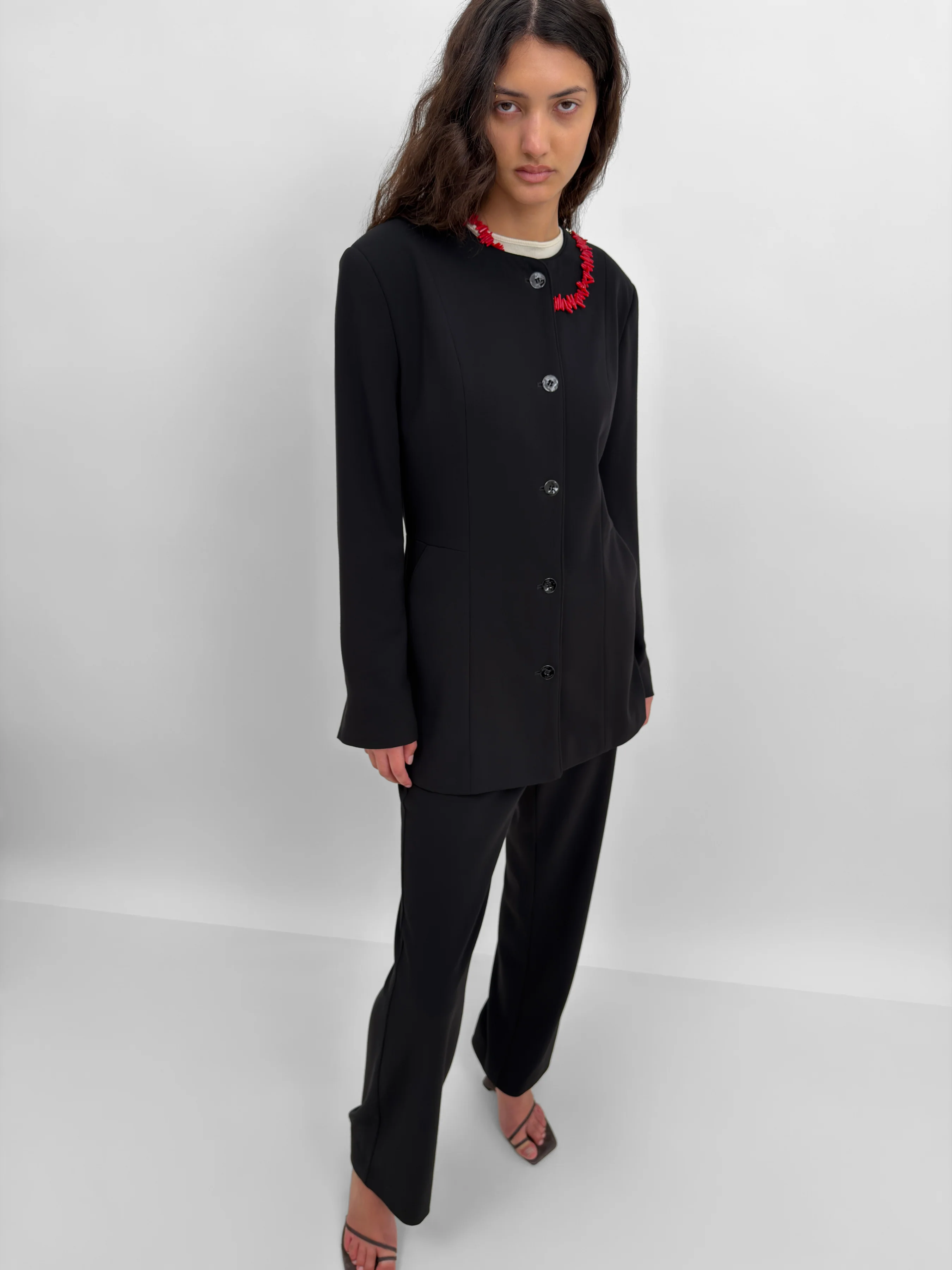 The Ouri cinched soft blazer jacket - Image 4
