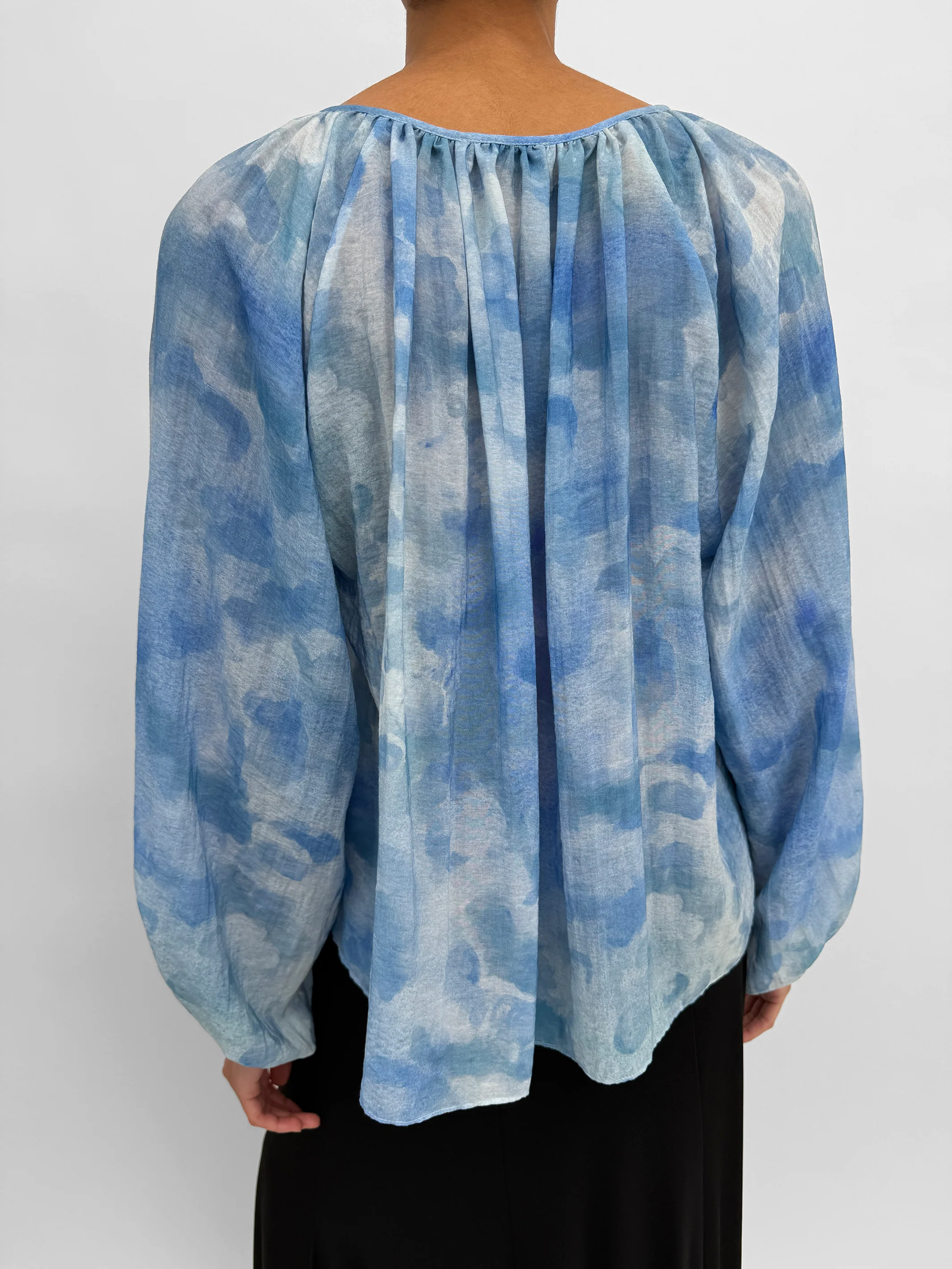 The Phoebe blouse in Clouds - Image 3