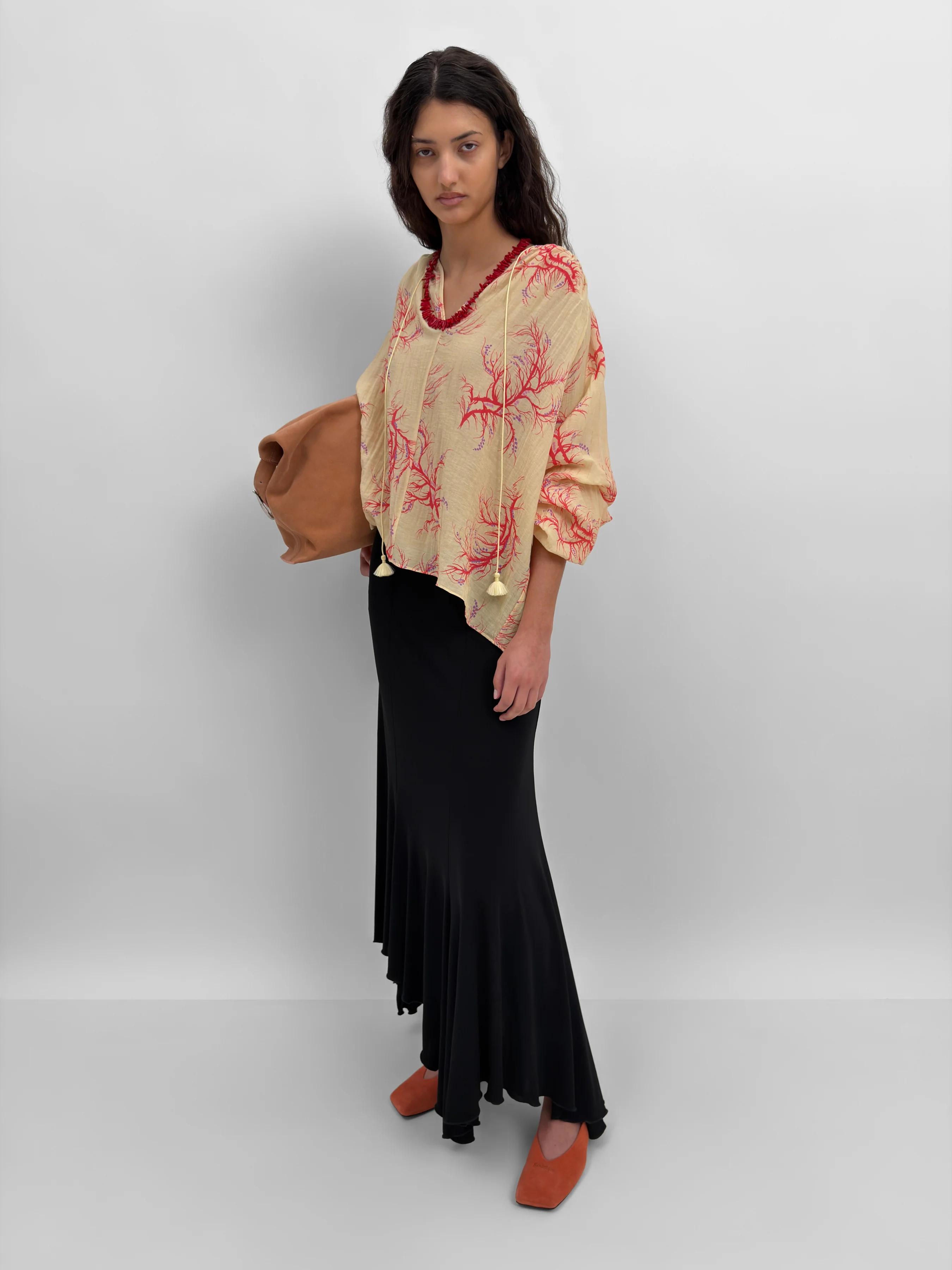 The Phoebe blouse in Seaweed - Image 3