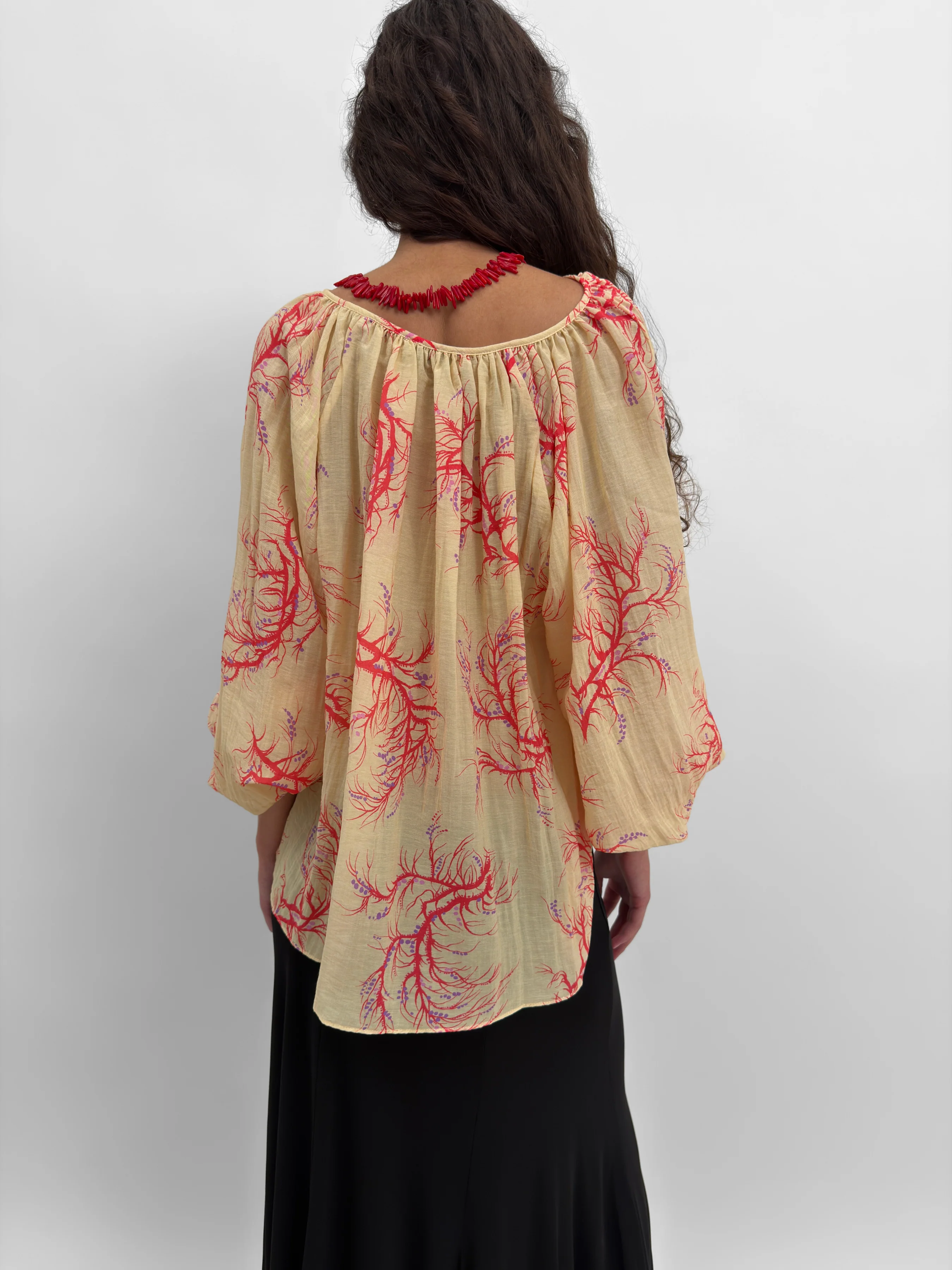 The Phoebe blouse in Seaweed - Image 5