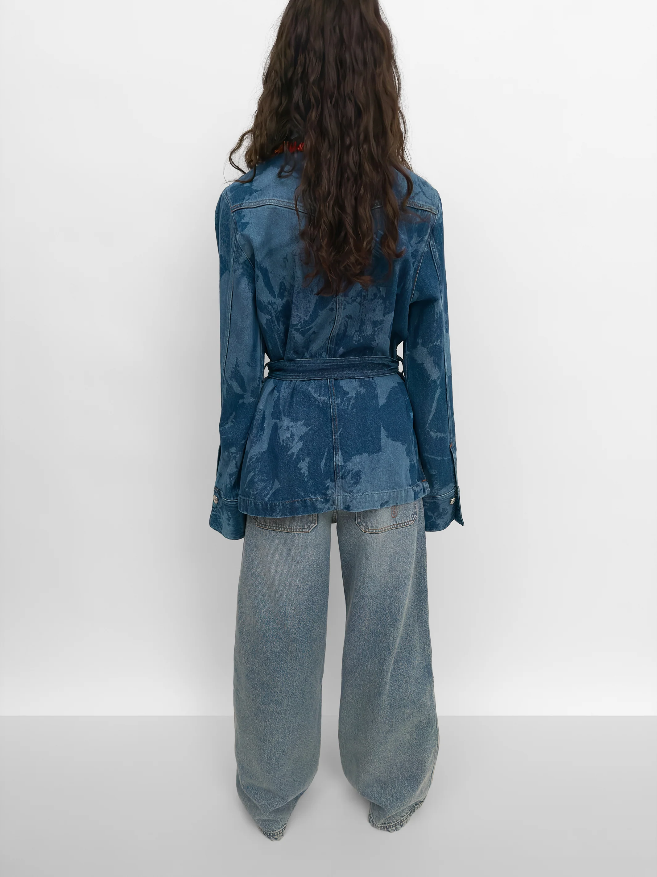 The Pico denim flower overshirt - Image 3