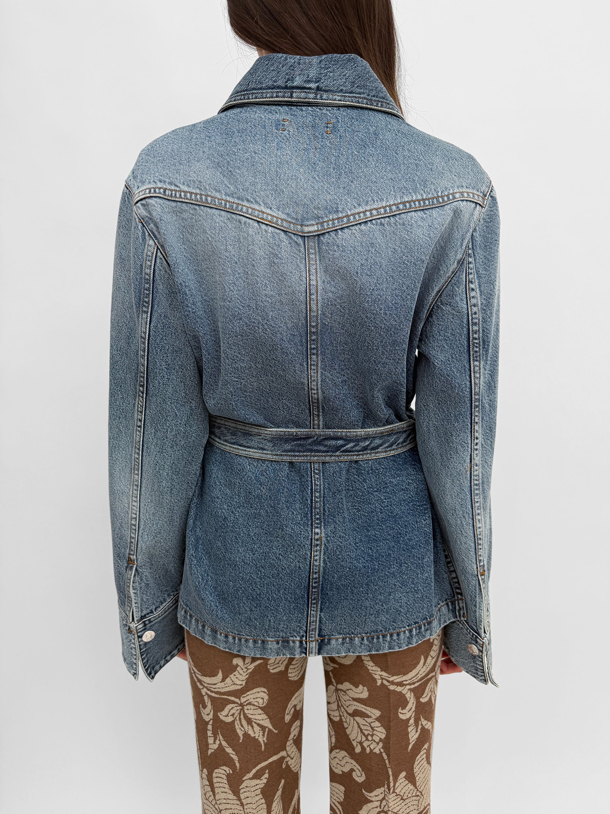 The Pico washed denim overshirt - Image 3