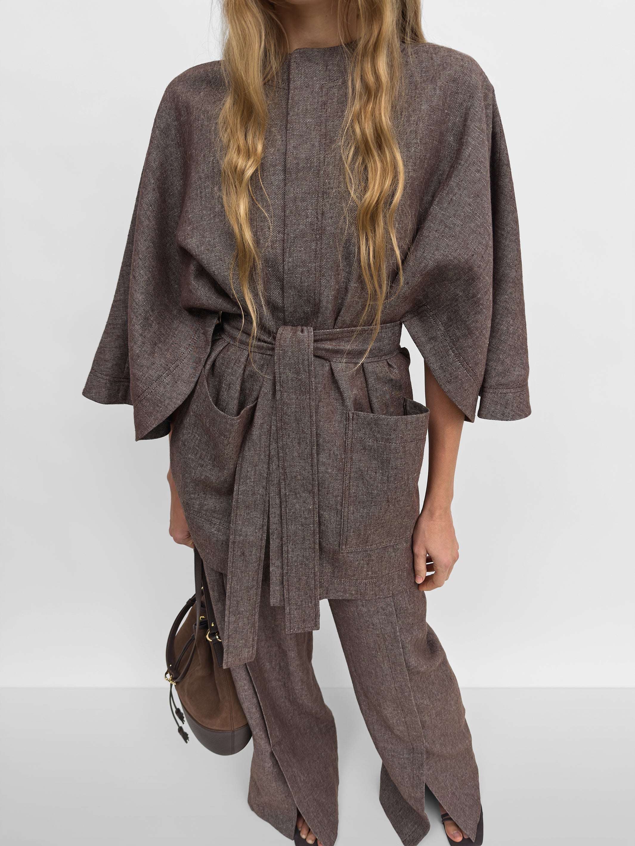 The Pinto lino twill coat - Image 3