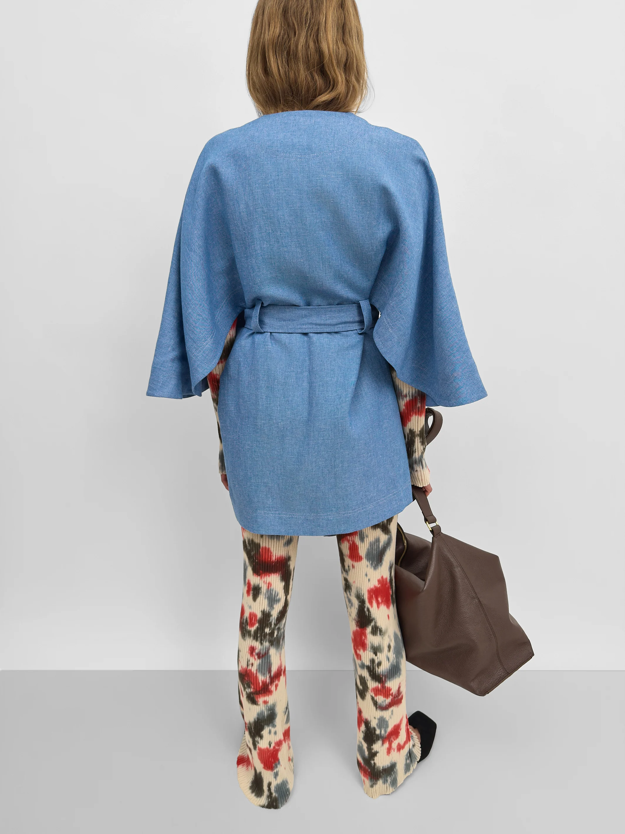 The Pinto Lino workwear cape coat - Image 4