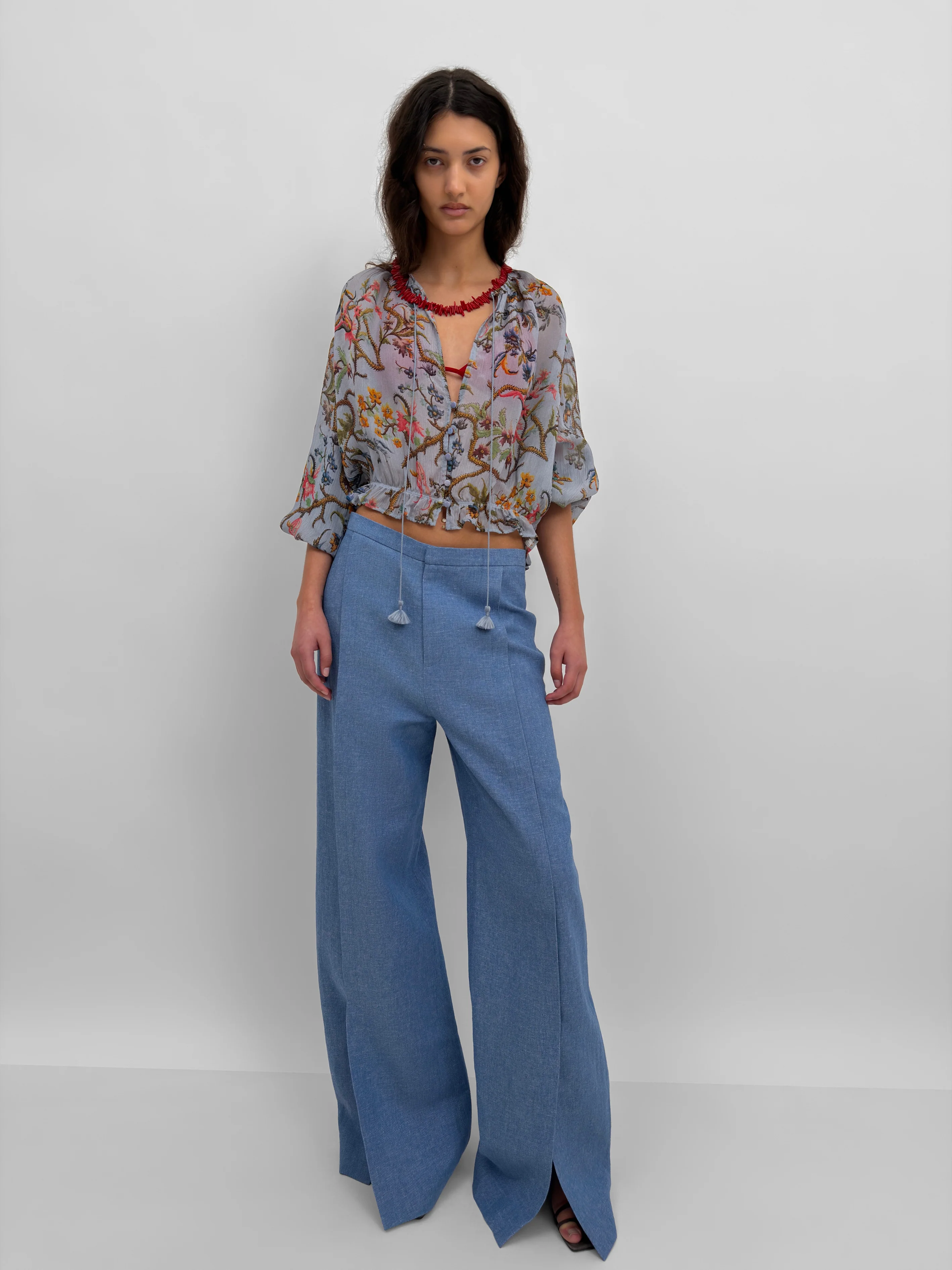 The Piper blouse in Trailing - Image 2