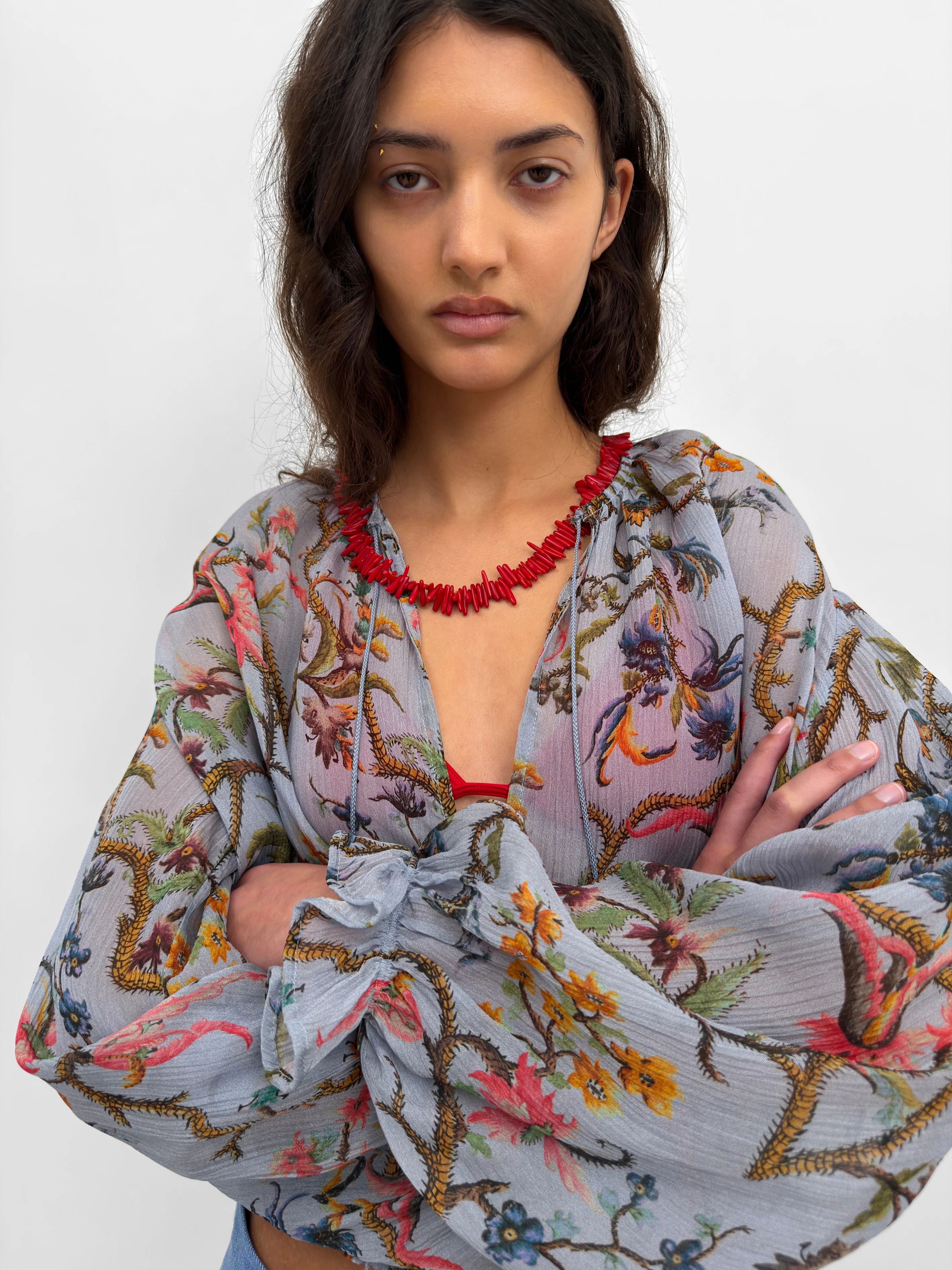 The Piper blouse in Trailing - Image 3