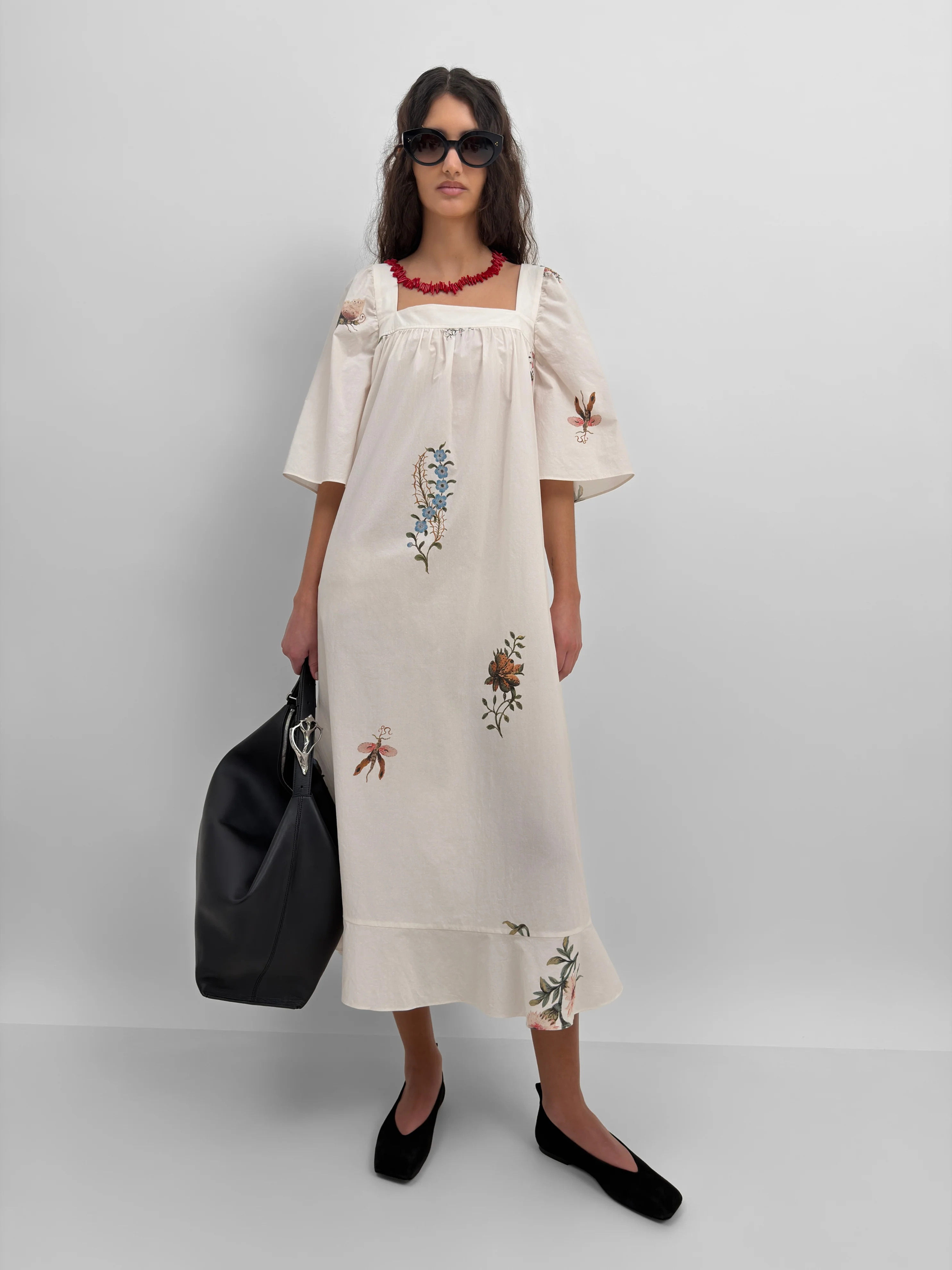 The Salem square neck dress in Duchess - Image 3