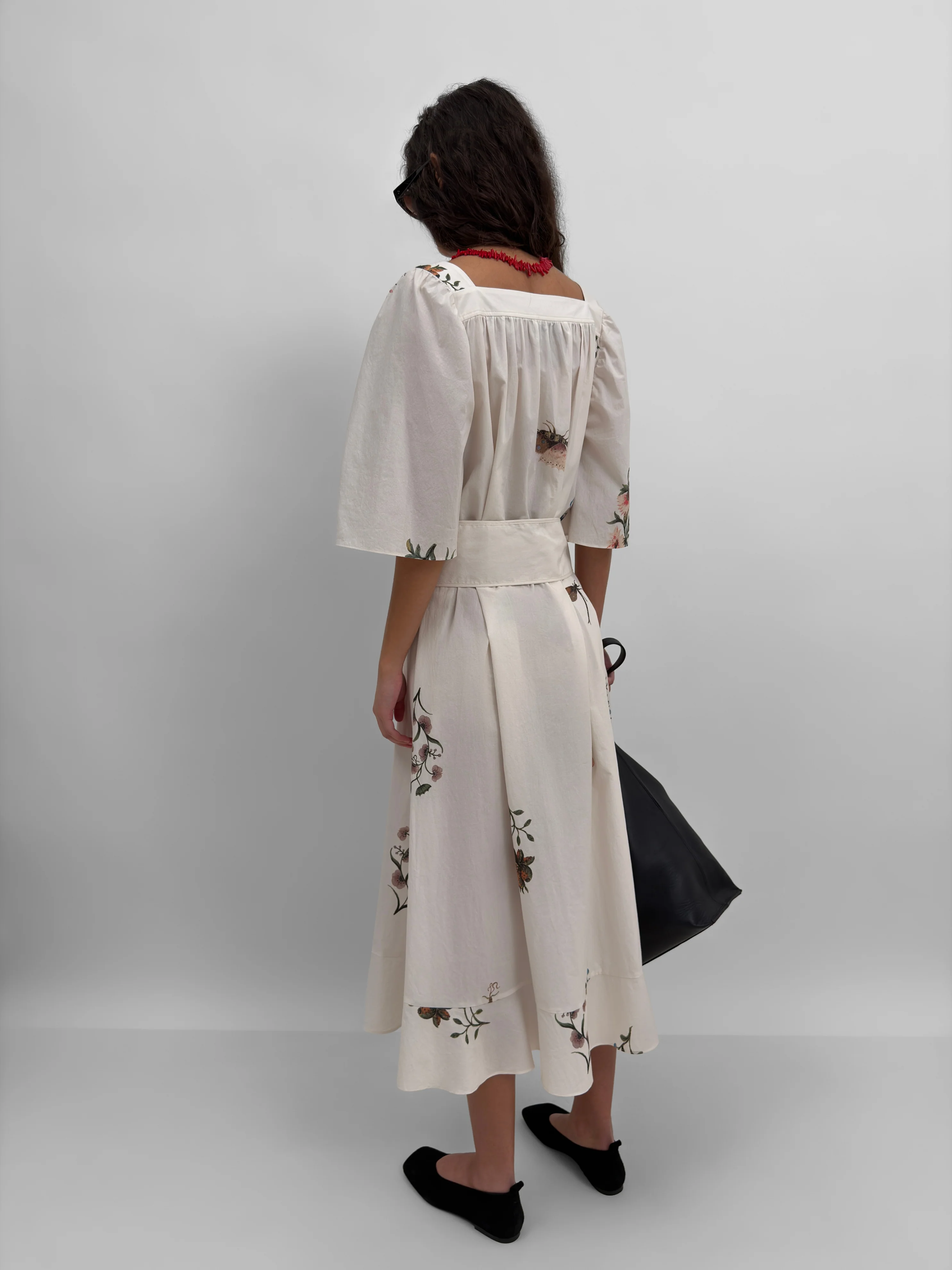 The Salem square neck dress in Duchess - Image 8
