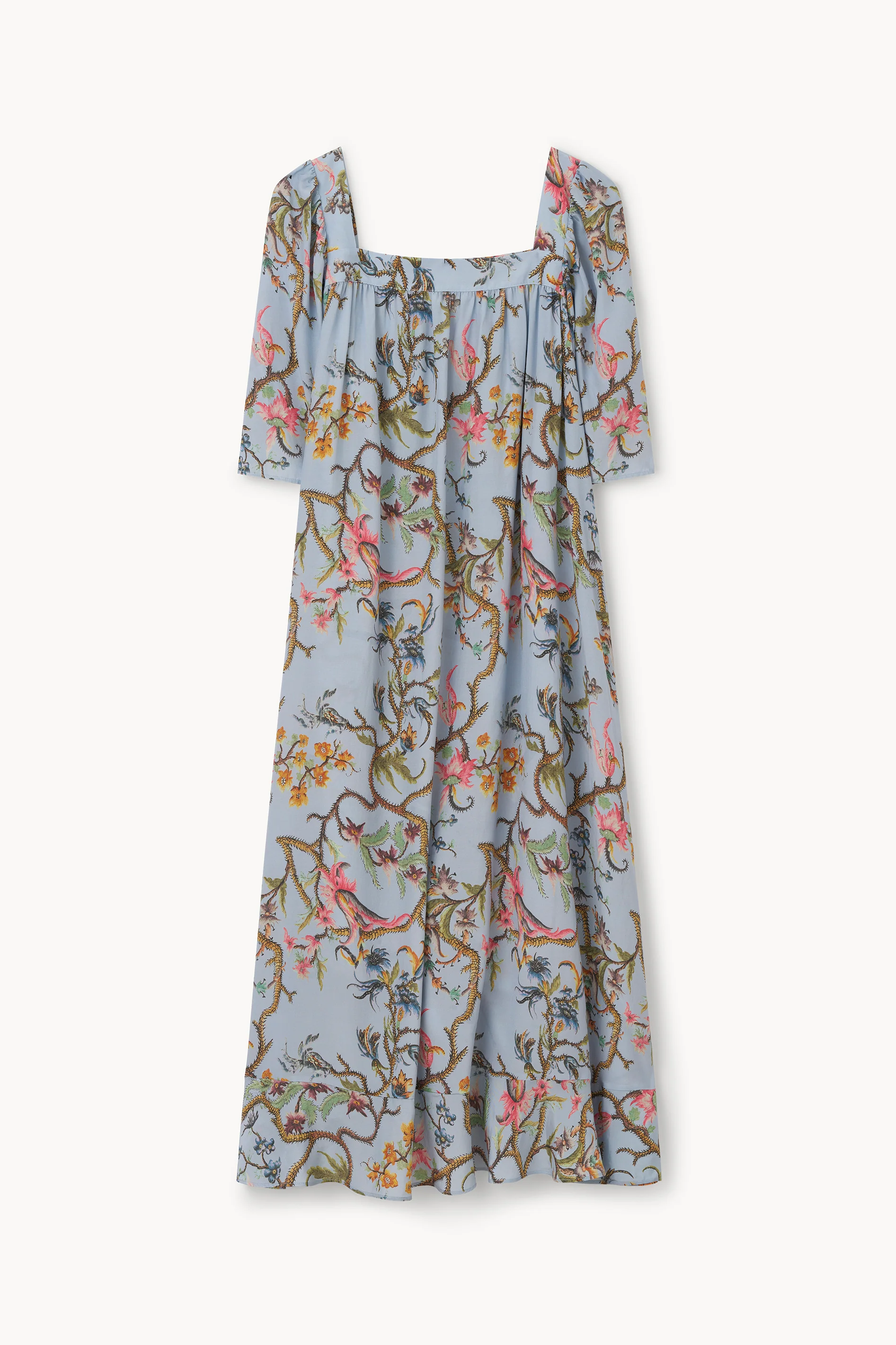 The Salem square neck dress in Trailing - Image 6