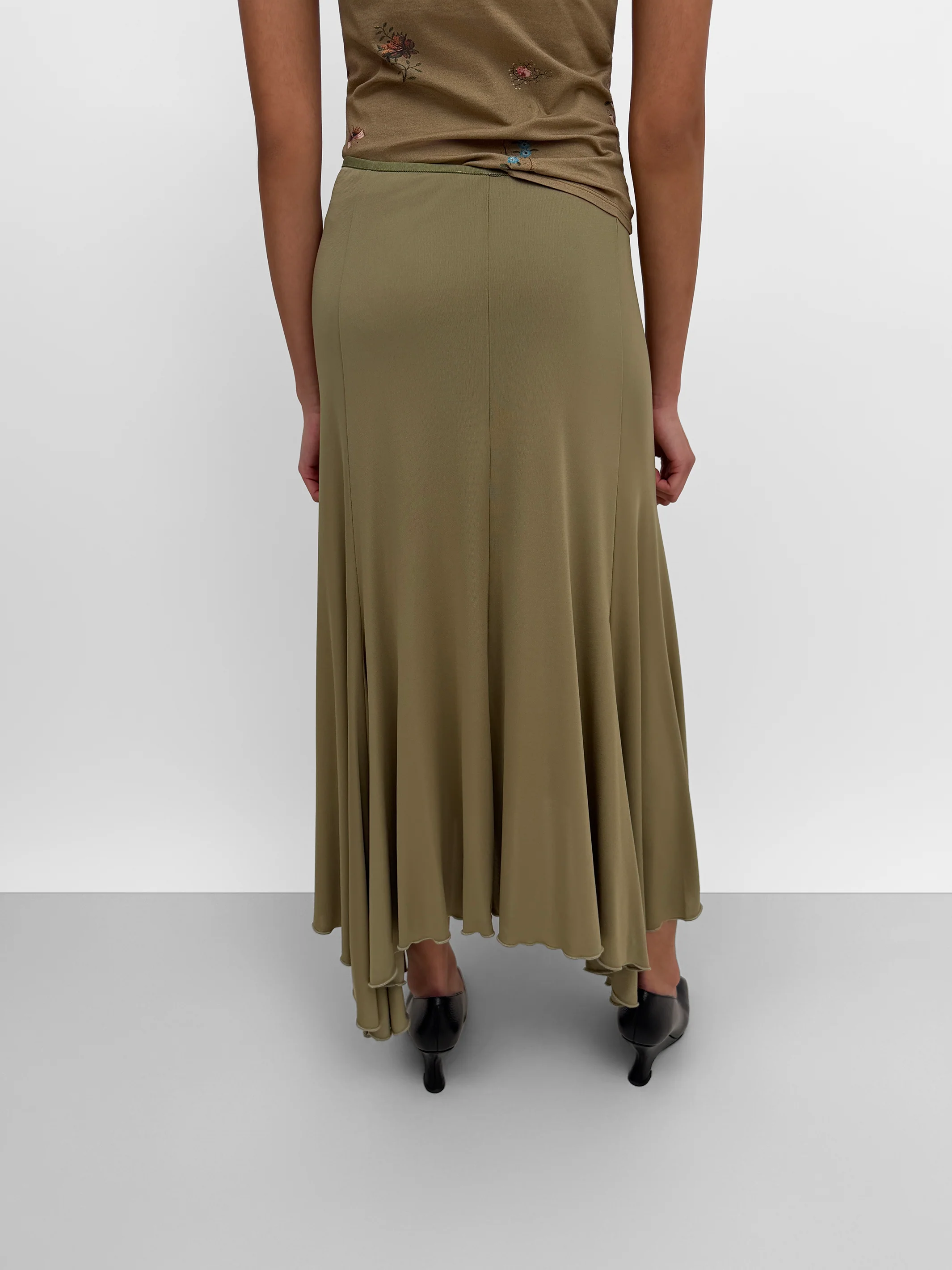 The Sasha bias cut tricot skirt - Image 3