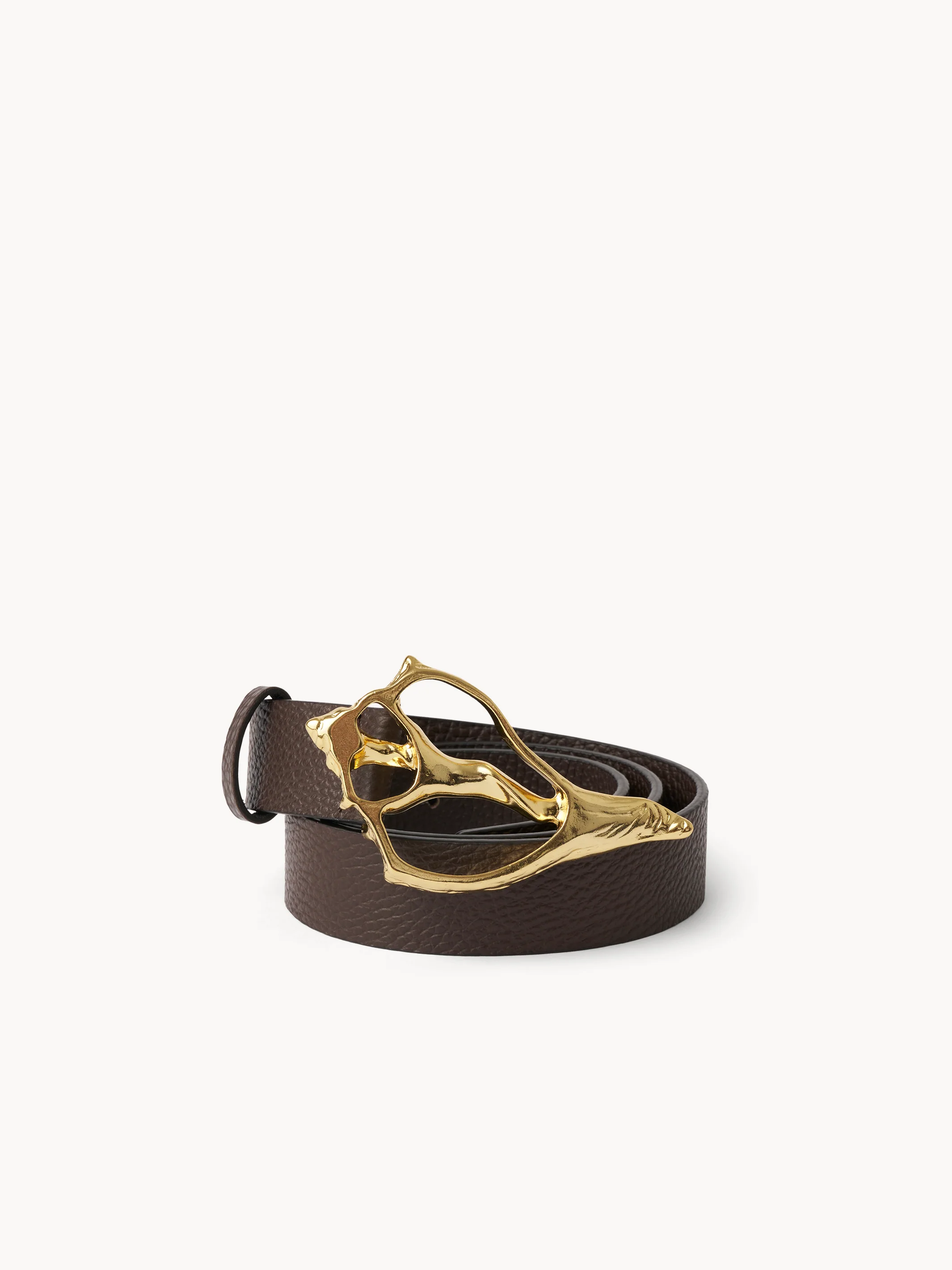 The Seashell wide pebble leather belt - Image 2