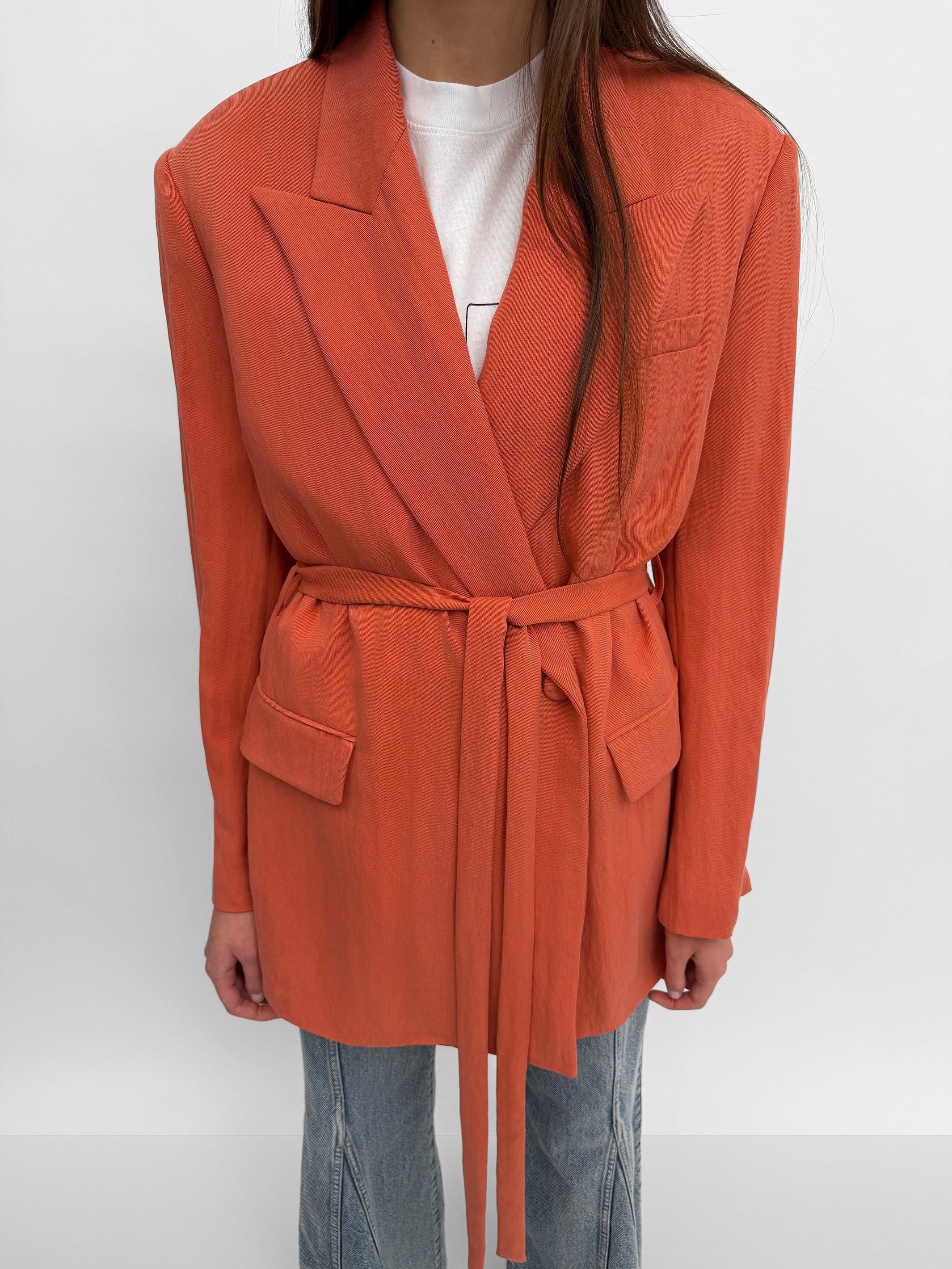 The Stand tencel oversized blazer - Image 4