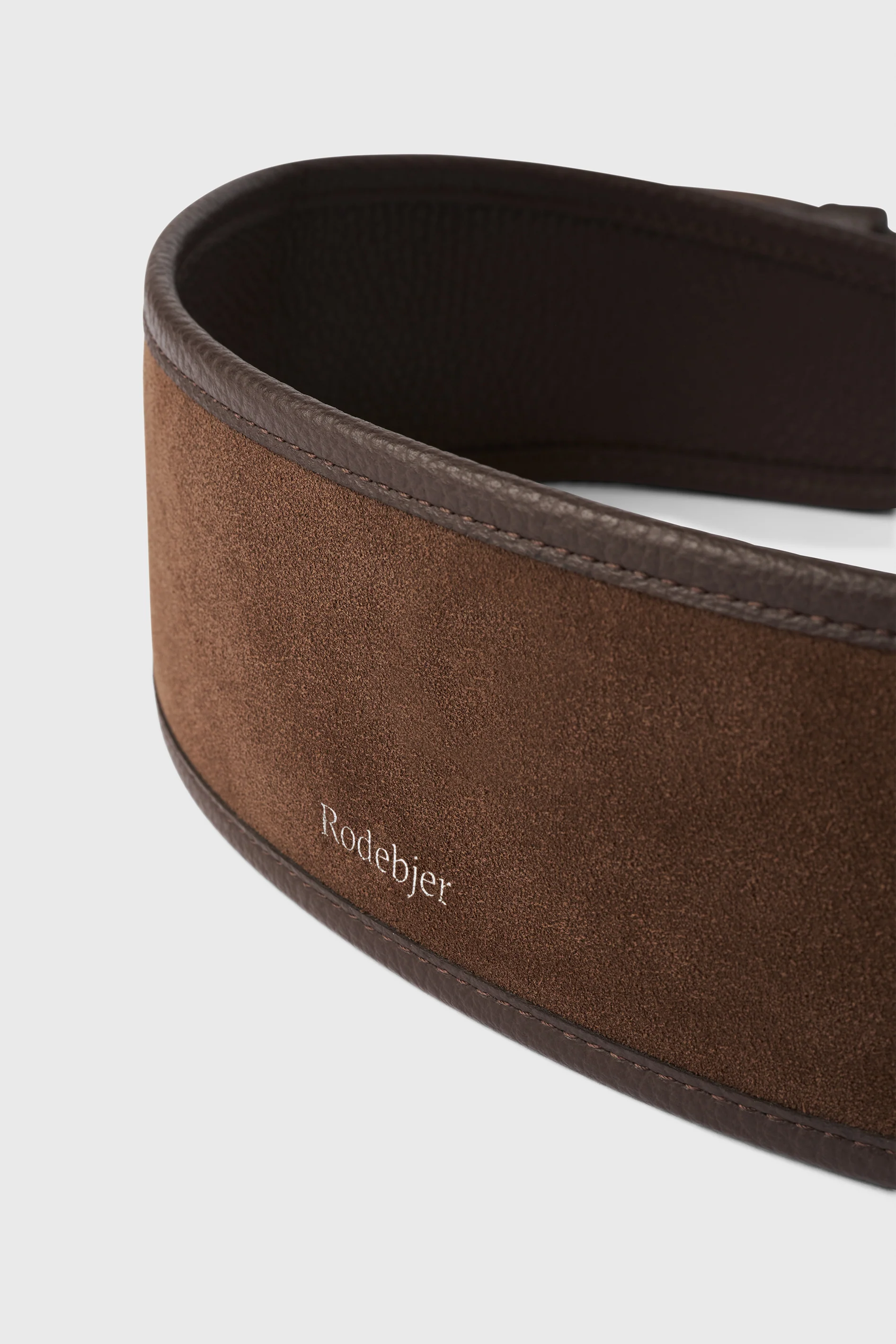 The Tassel leather and suede belt - Image 3