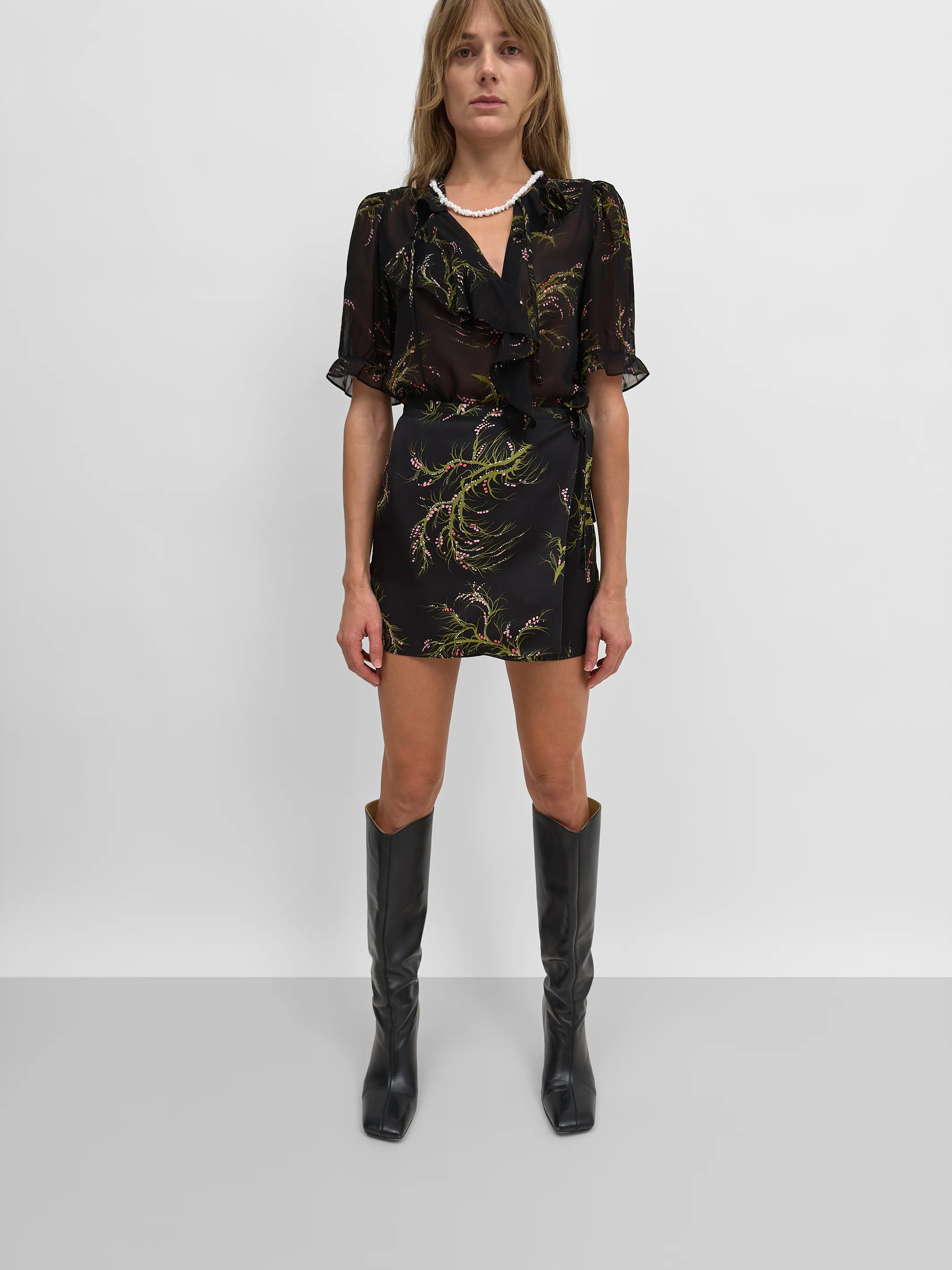 The Xandria flounce blouse - Image 3