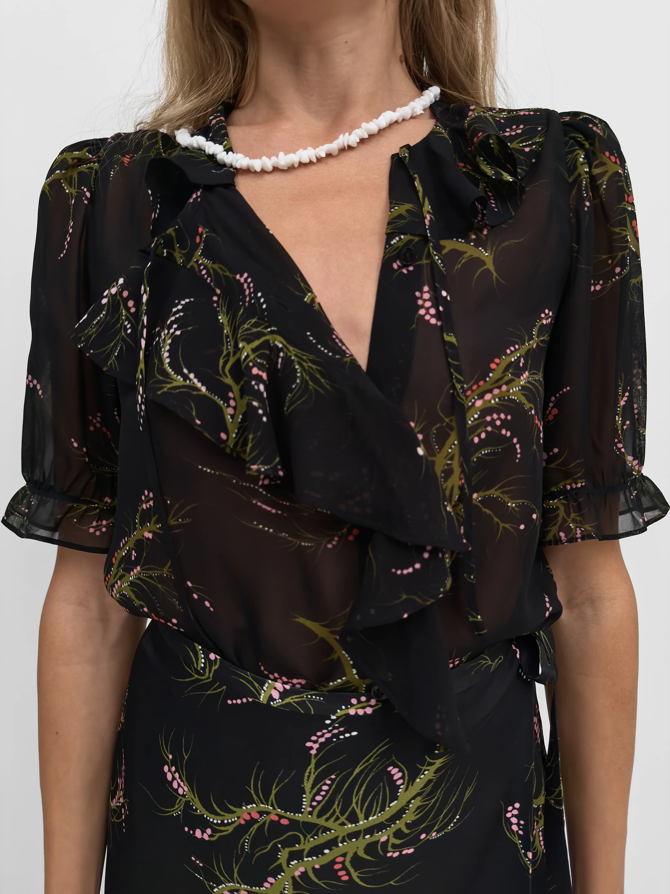 The Xandria flounce blouse - Image 5